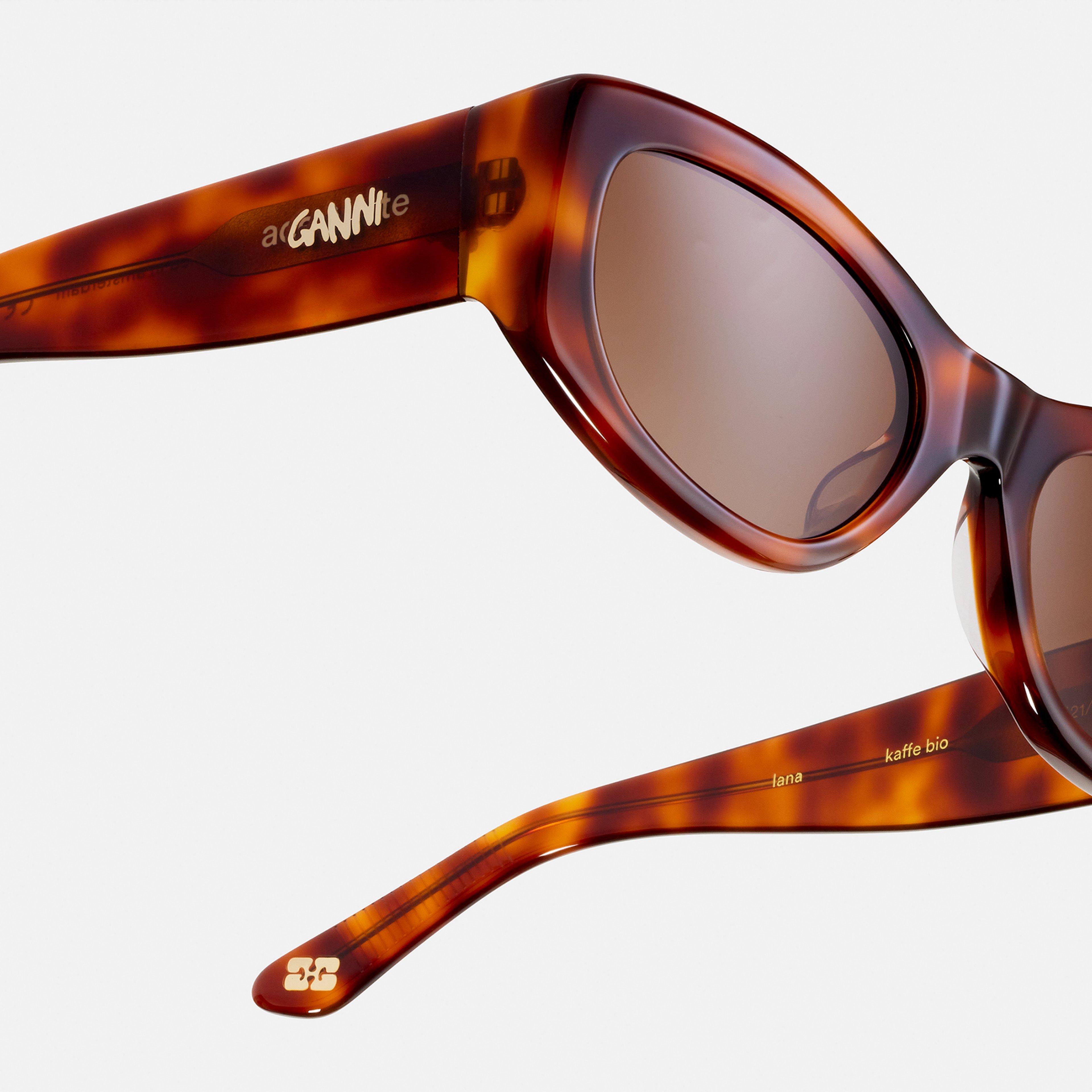 Ace & Tate Sunglasses | Rectangle Acetate in Brown