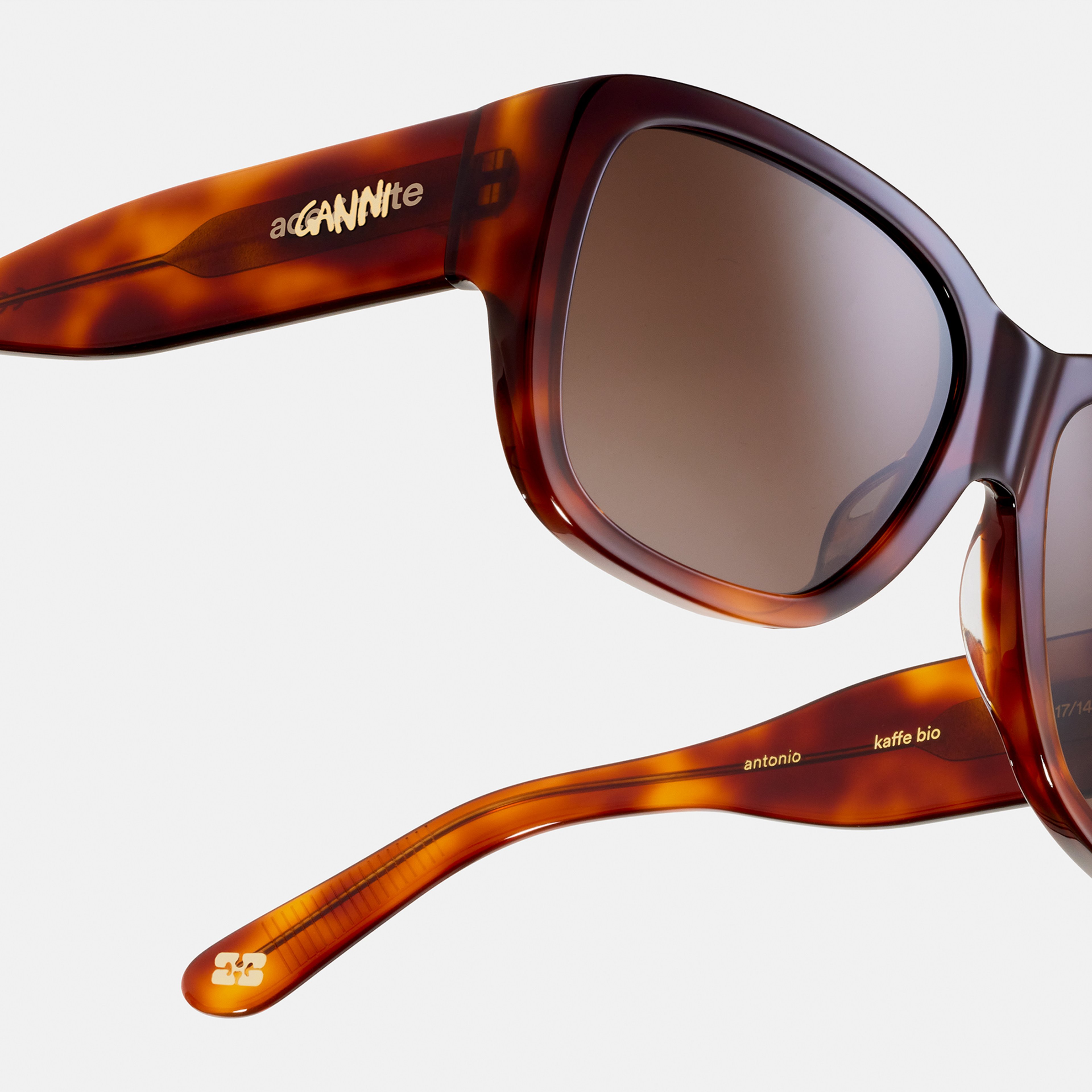 Ace & Tate Sonnenbrillen | Quadratisch Acetat in Braun