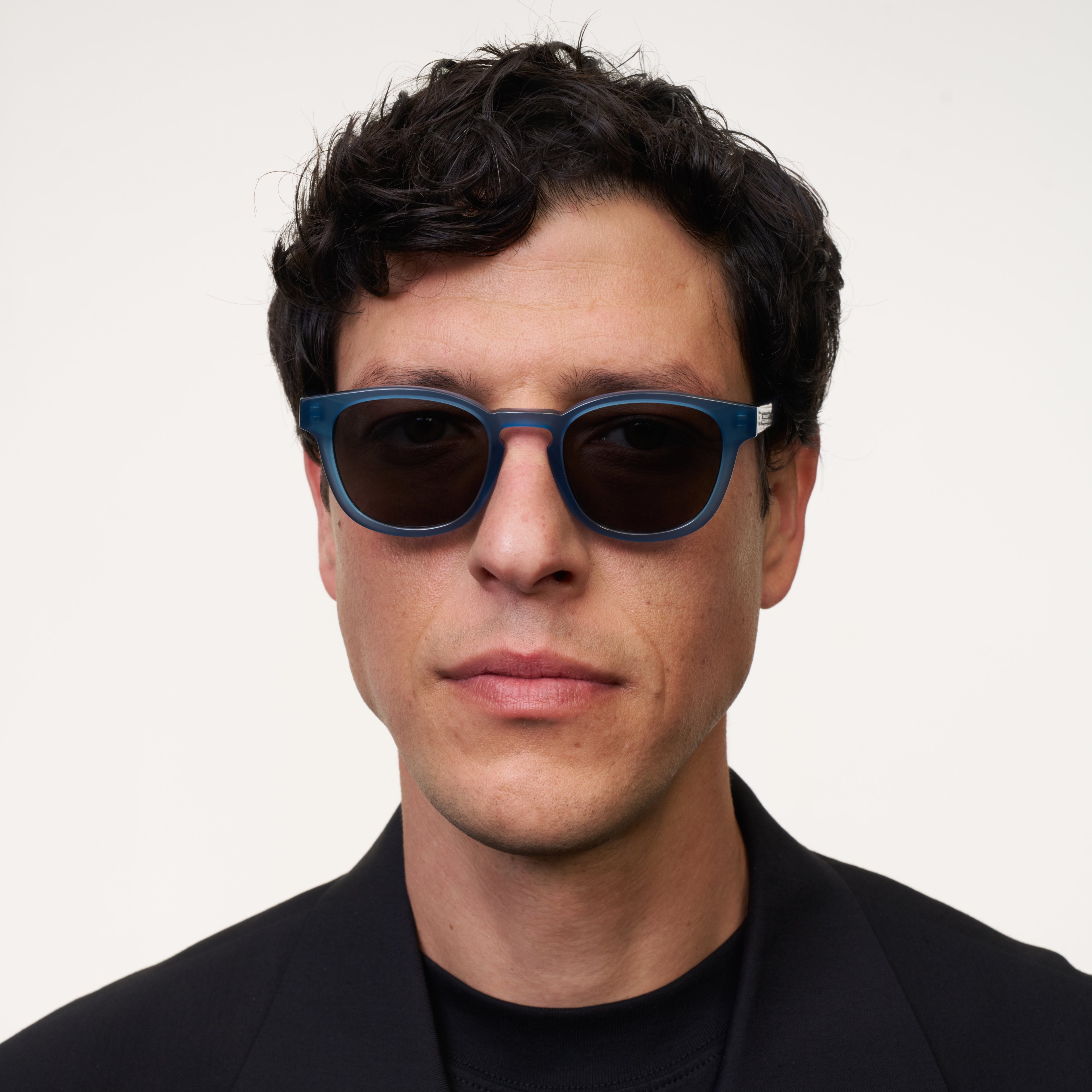 Ace & Tate Sonnenbrillen | Quadratisch Acetat in Blau