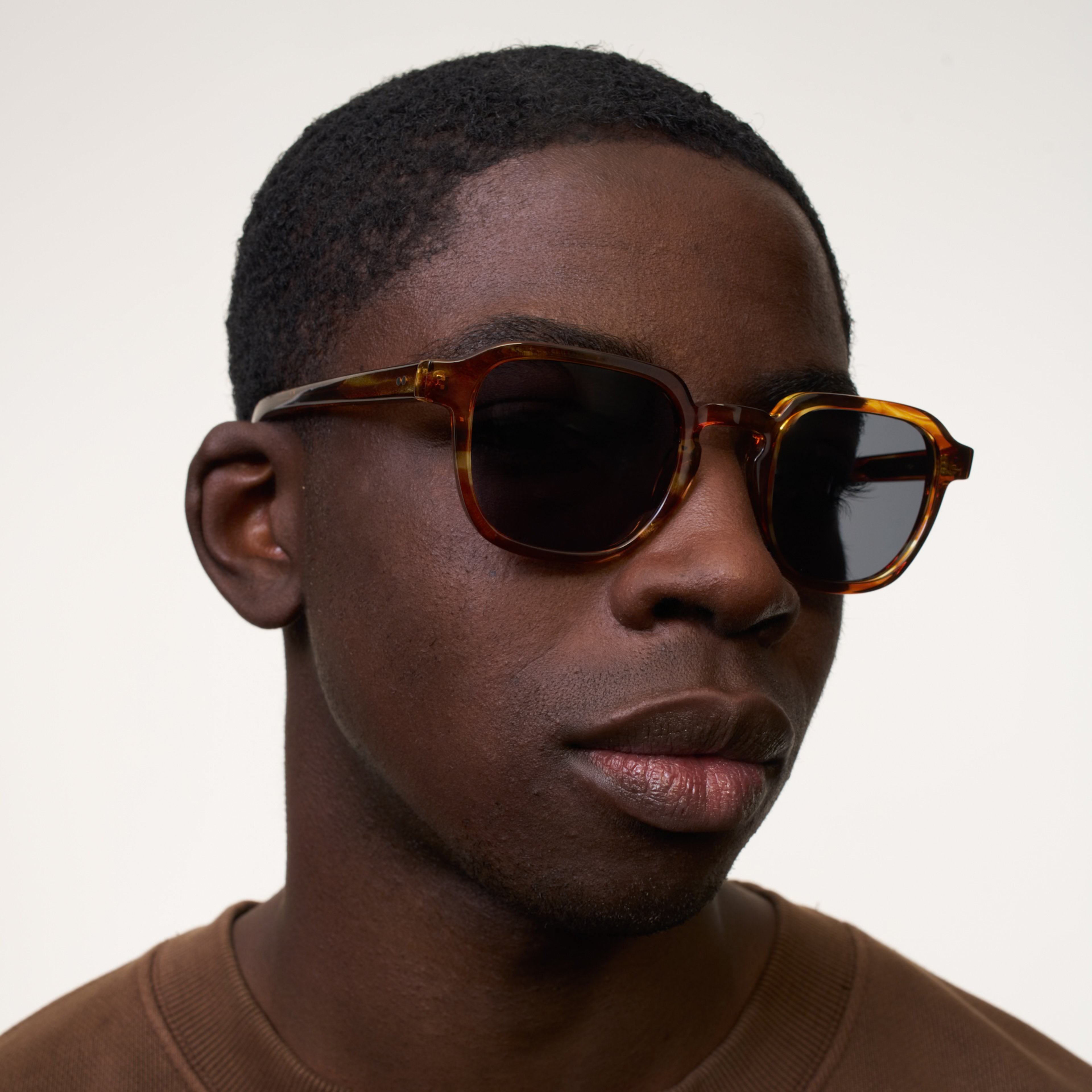 Ace & Tate Sunglasses |  Acetate in Brown, Orange