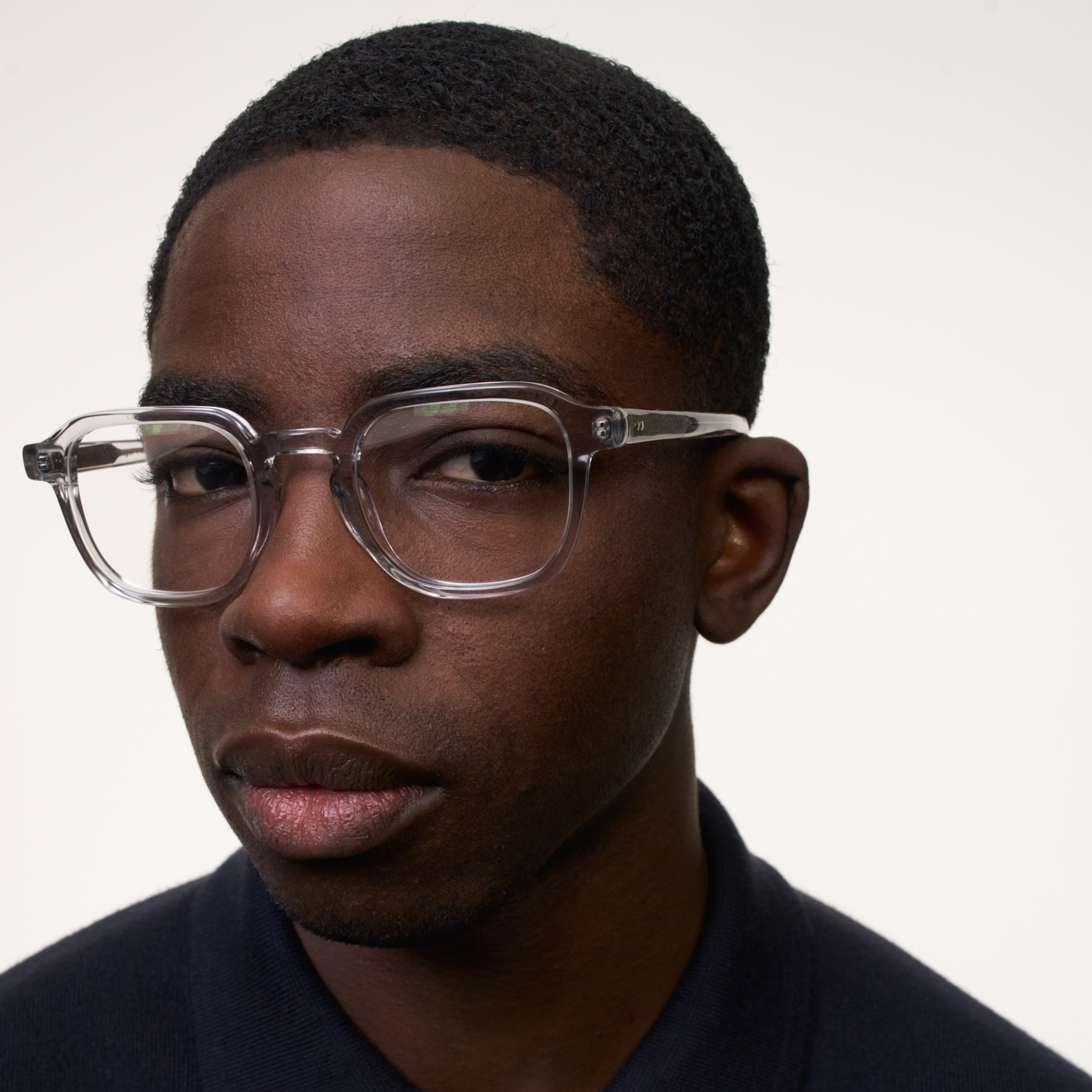 Ace & Tate Glasses |  Acetate in Clear, Grey