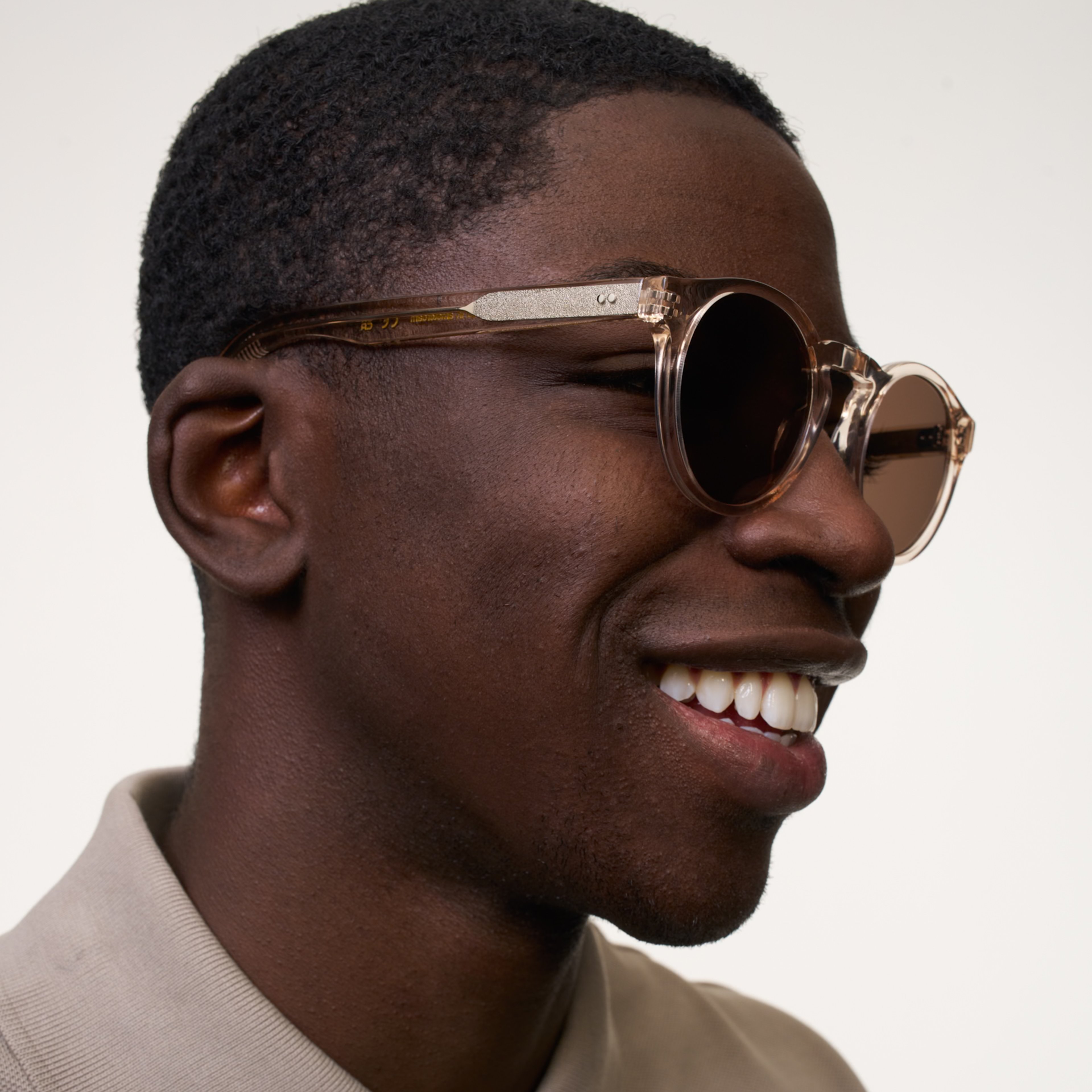 Ace & Tate Solaires | Ronde Acétate in Clair