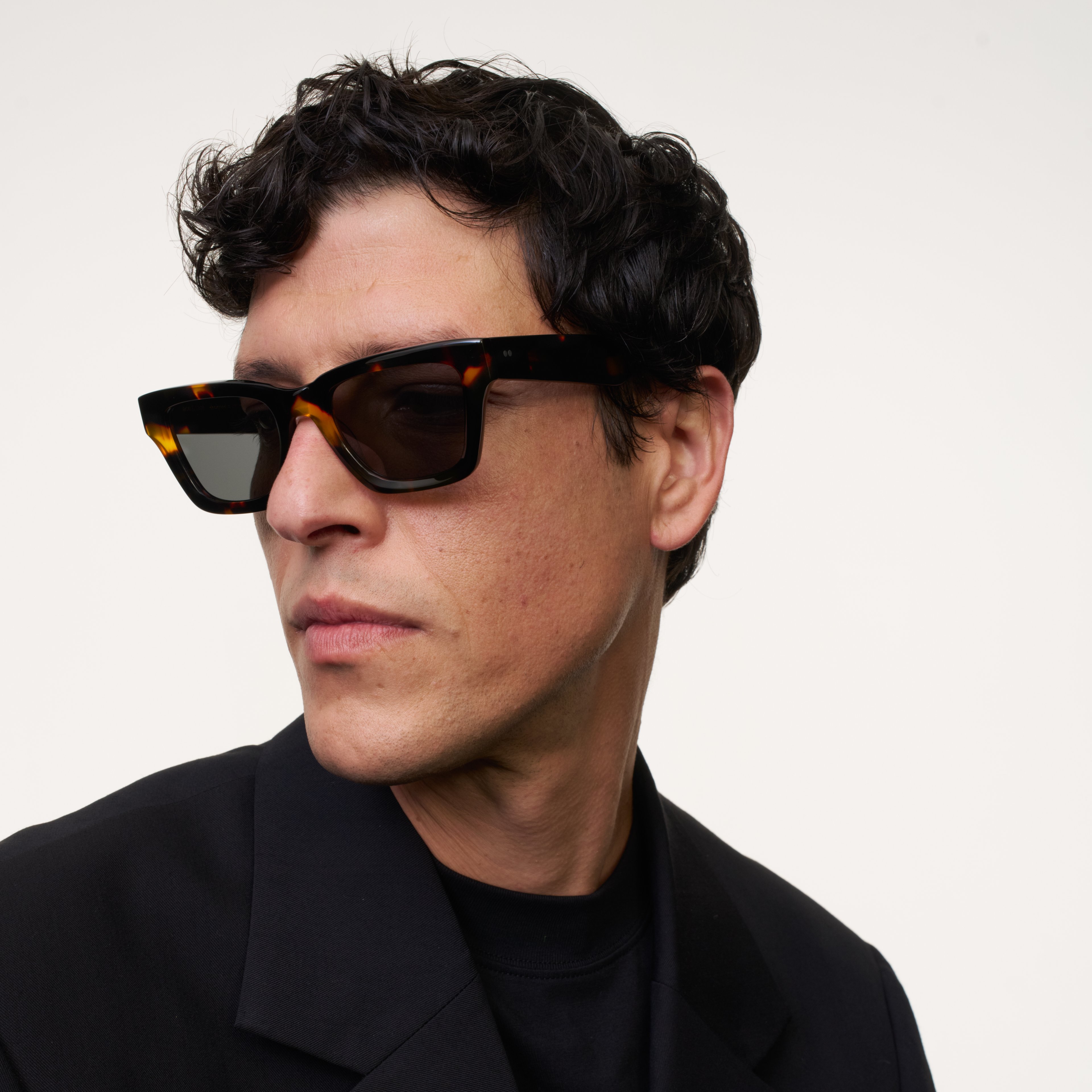 Ace & Tate Sunglasses | Square Acetate in Black, Brown, Yellow