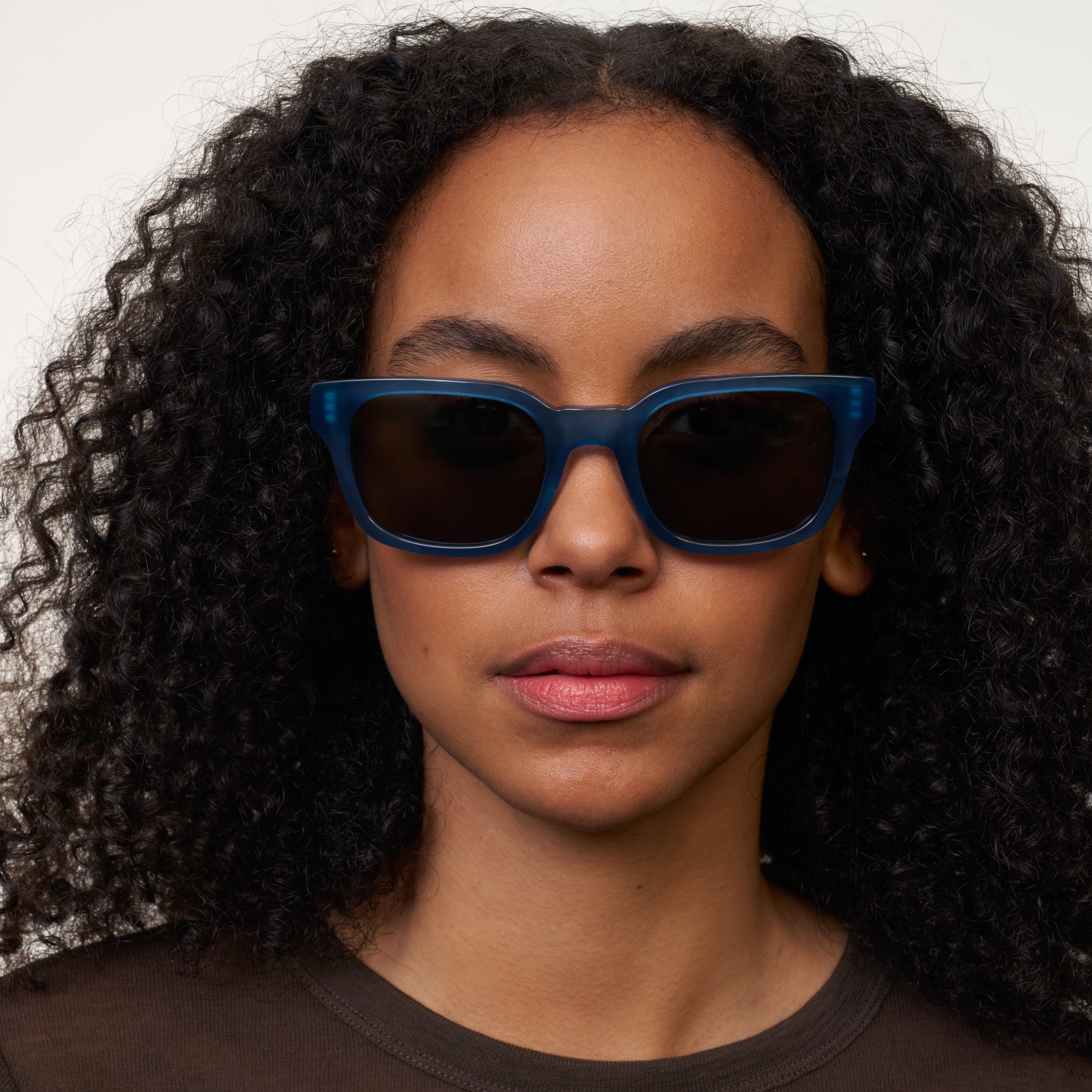Ace & Tate Sonnenbrillen | Rechteckig Acetat in Blau