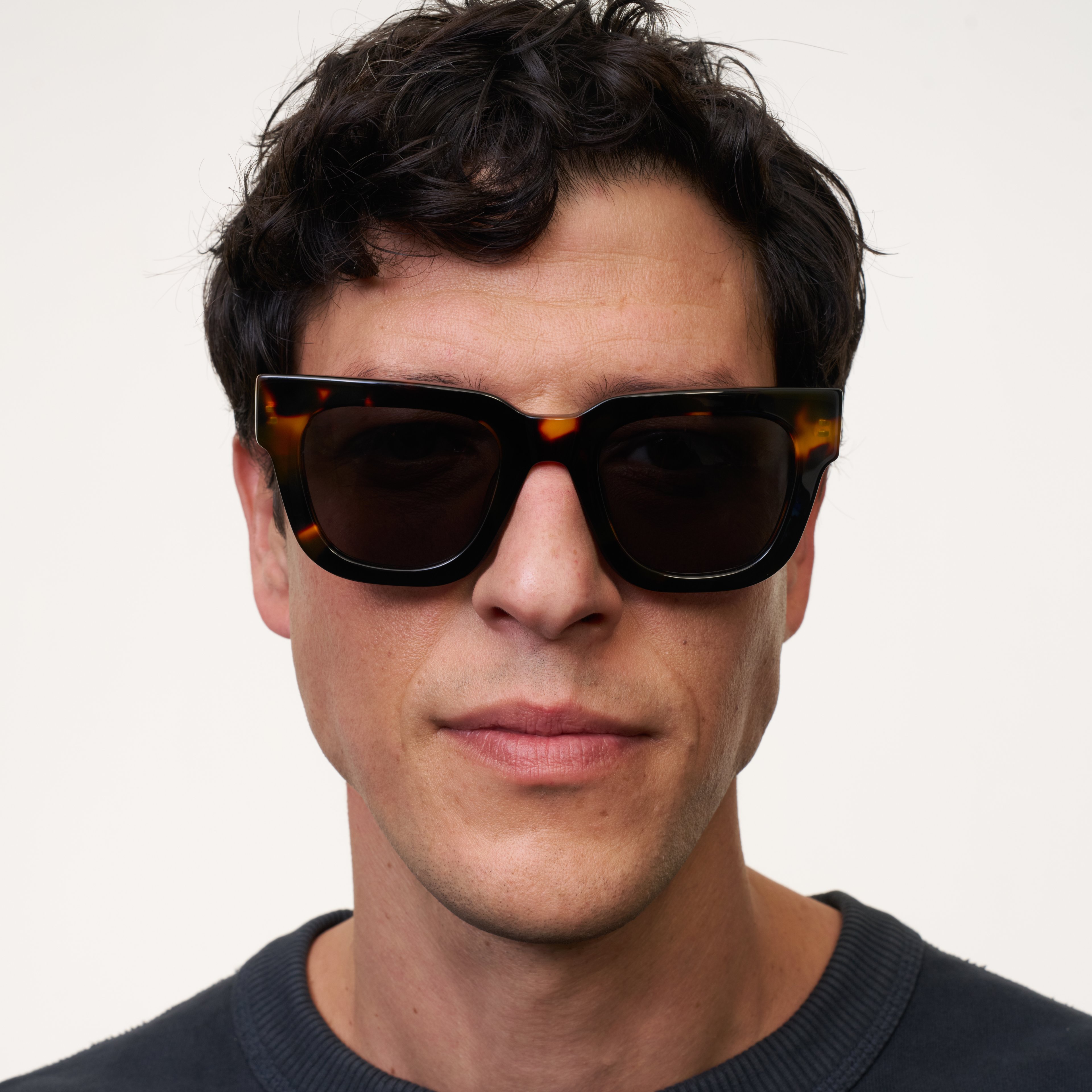 Ace & Tate Sunglasses | Square Acetate in Black, Brown, Yellow