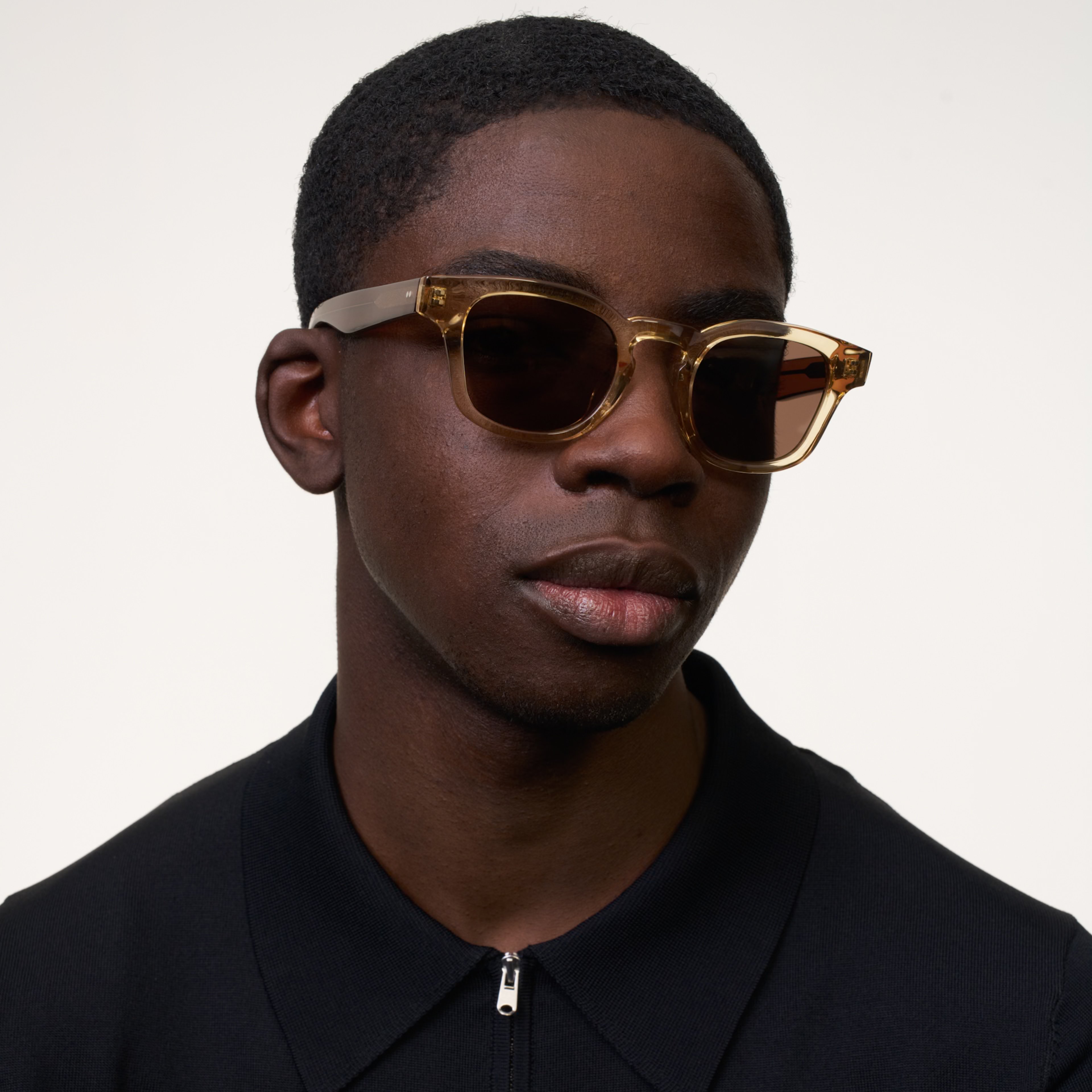 Ace & Tate Sunglasses | Round Acetate in Brown, Orange, Yellow