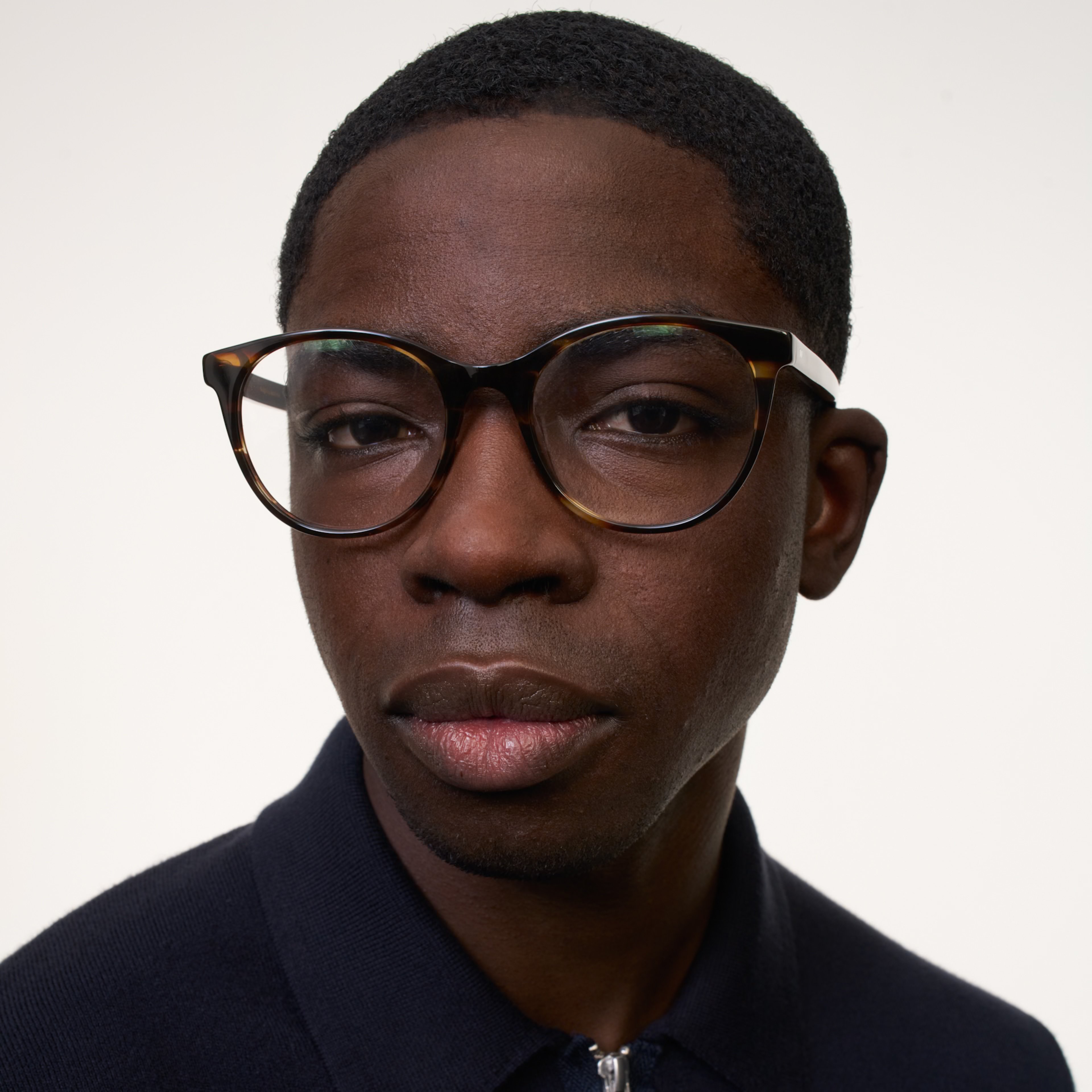 Ace & Tate Glasses | Round Acetate in Brown, Orange