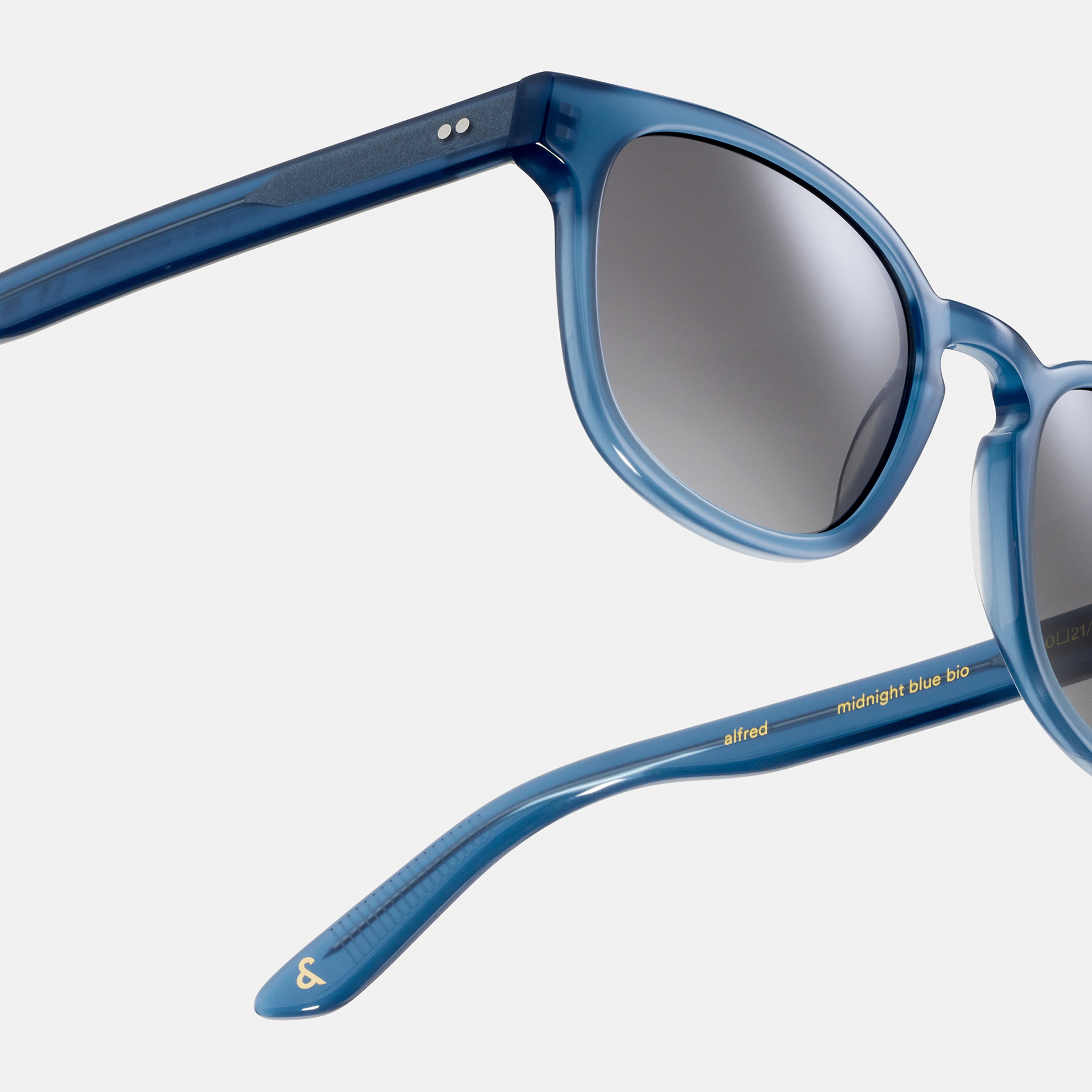 Ace & Tate Solaires | Carrée Acétate in Bleu