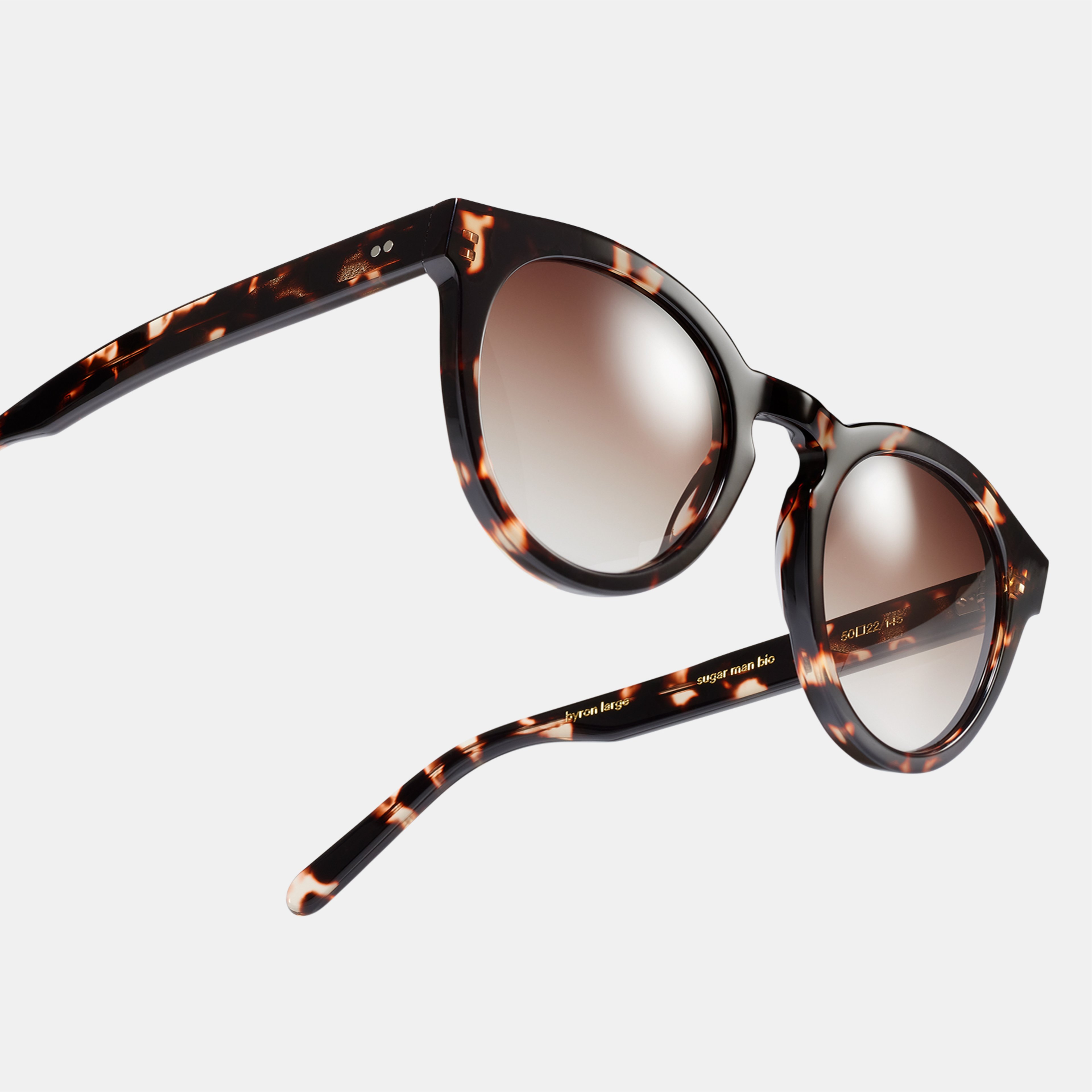 Ace & Tate Sonnenbrillen | Rund Acetat in Braun