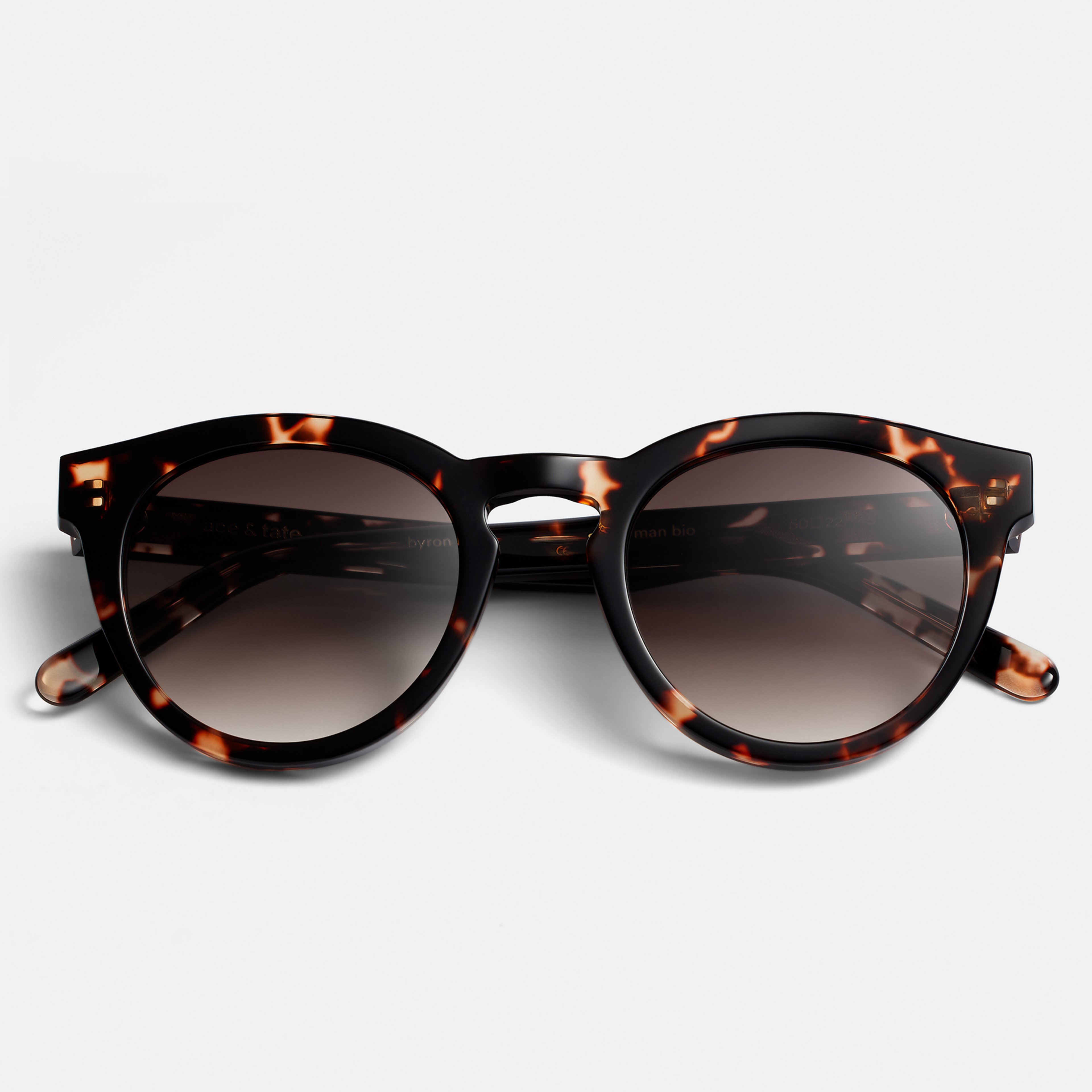 Ace & Tate Sonnenbrillen | Rund Acetat in Braun