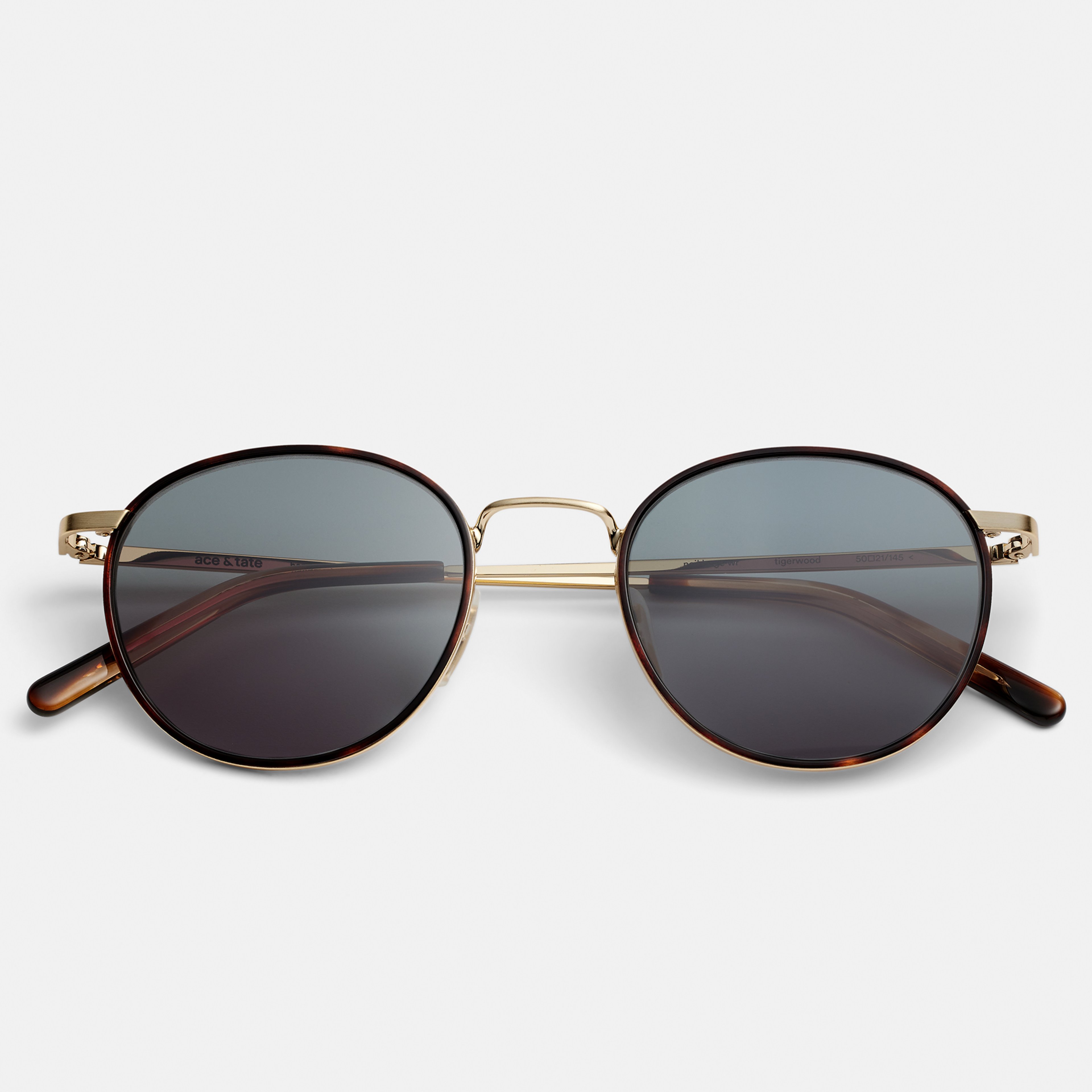 Ace & Tate Sunglasses | Round Combi in Beige, Blue, multicolor