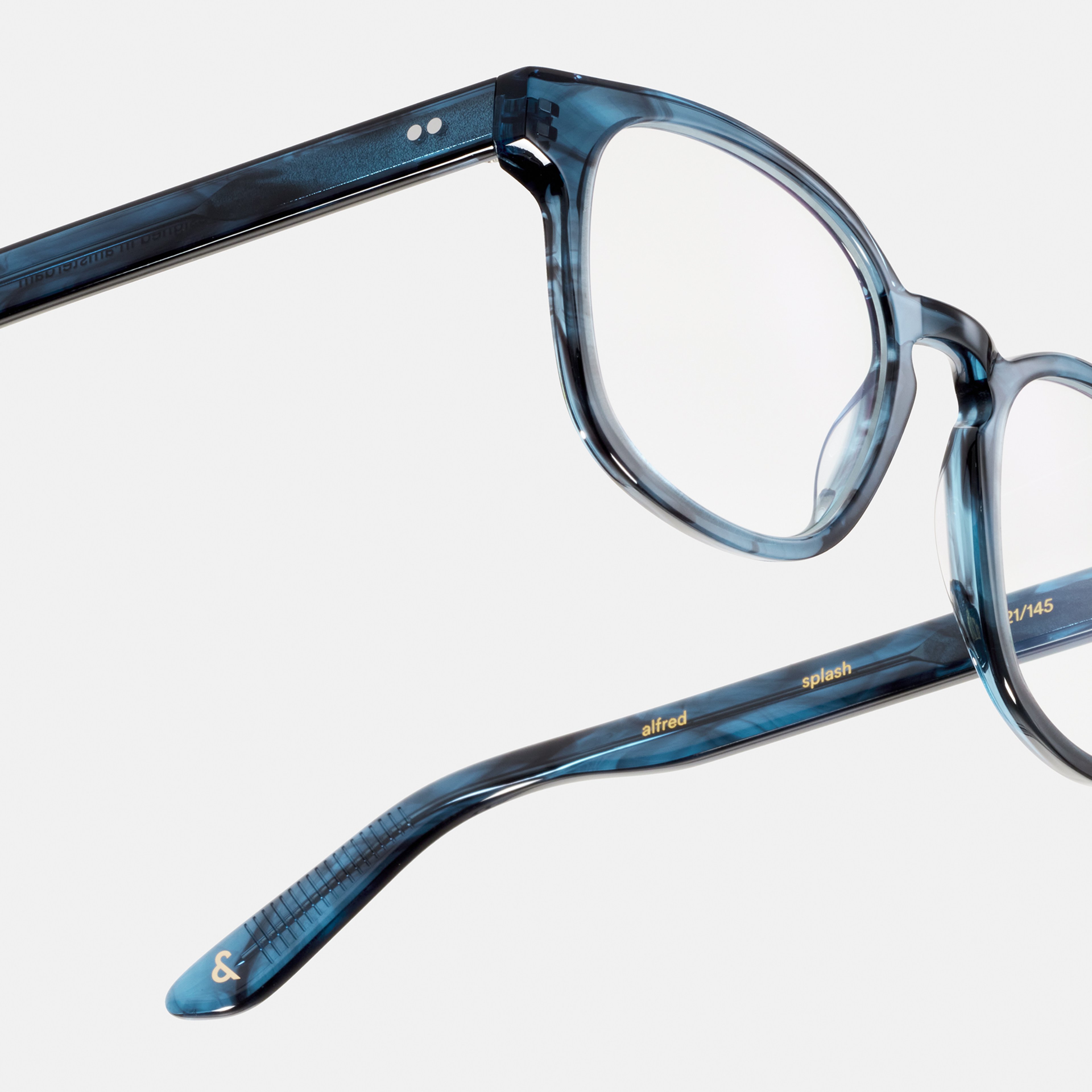 Ace & Tate Optiques | Carrée Acétate in Bleu