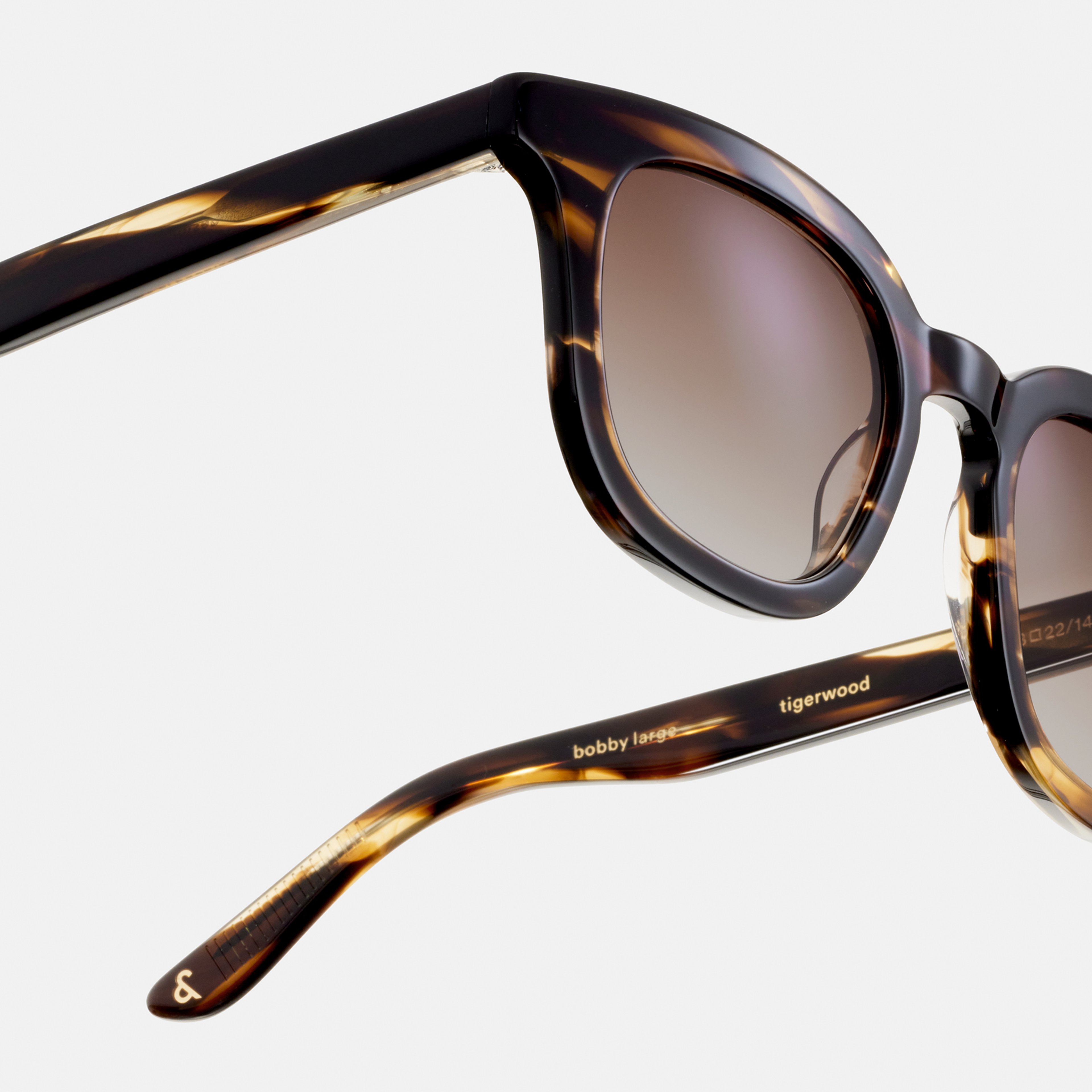 Ace & Tate Sunglasses | Square Acetate in Brown, Orange