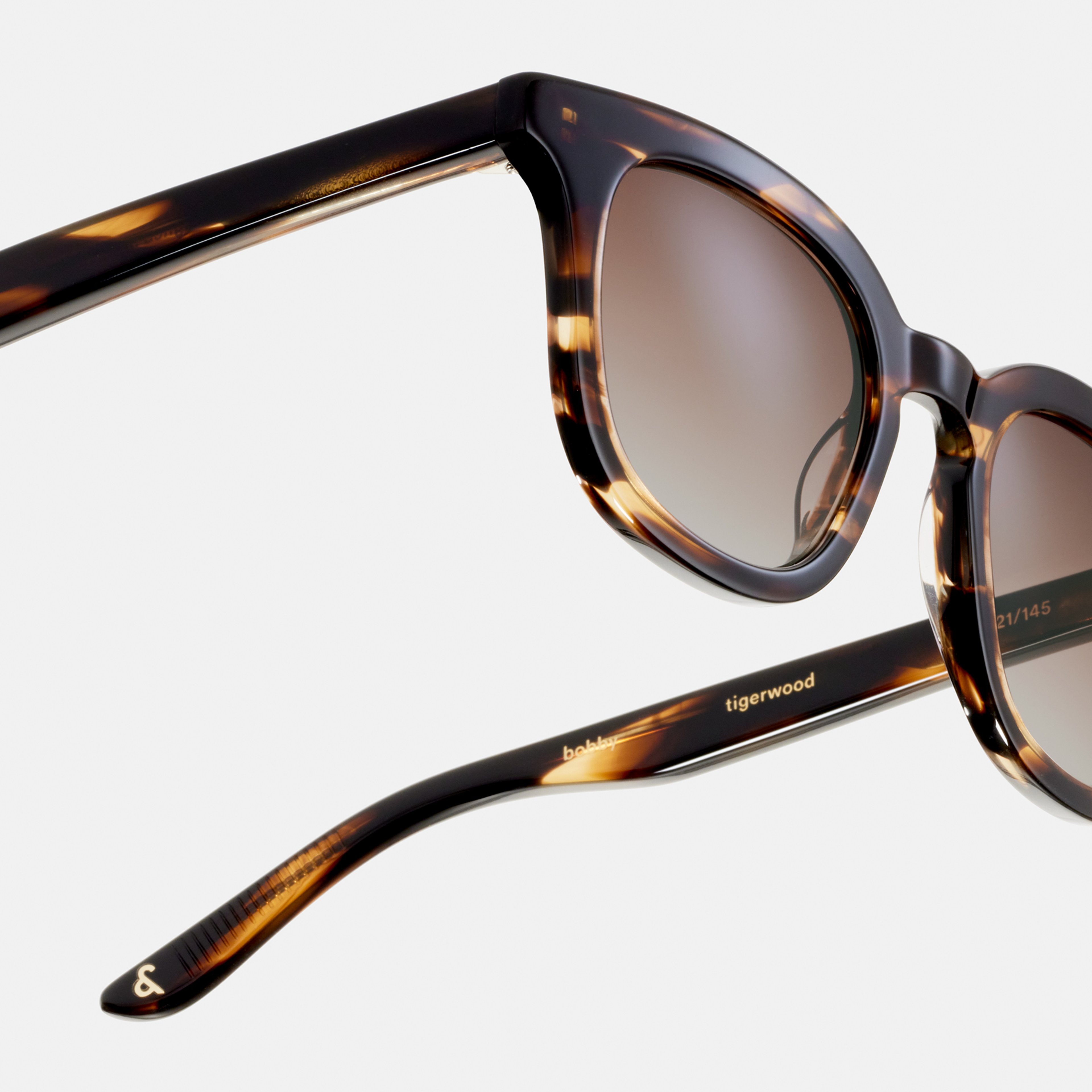 Ace & Tate Sunglasses | Square Acetate in Brown, Orange