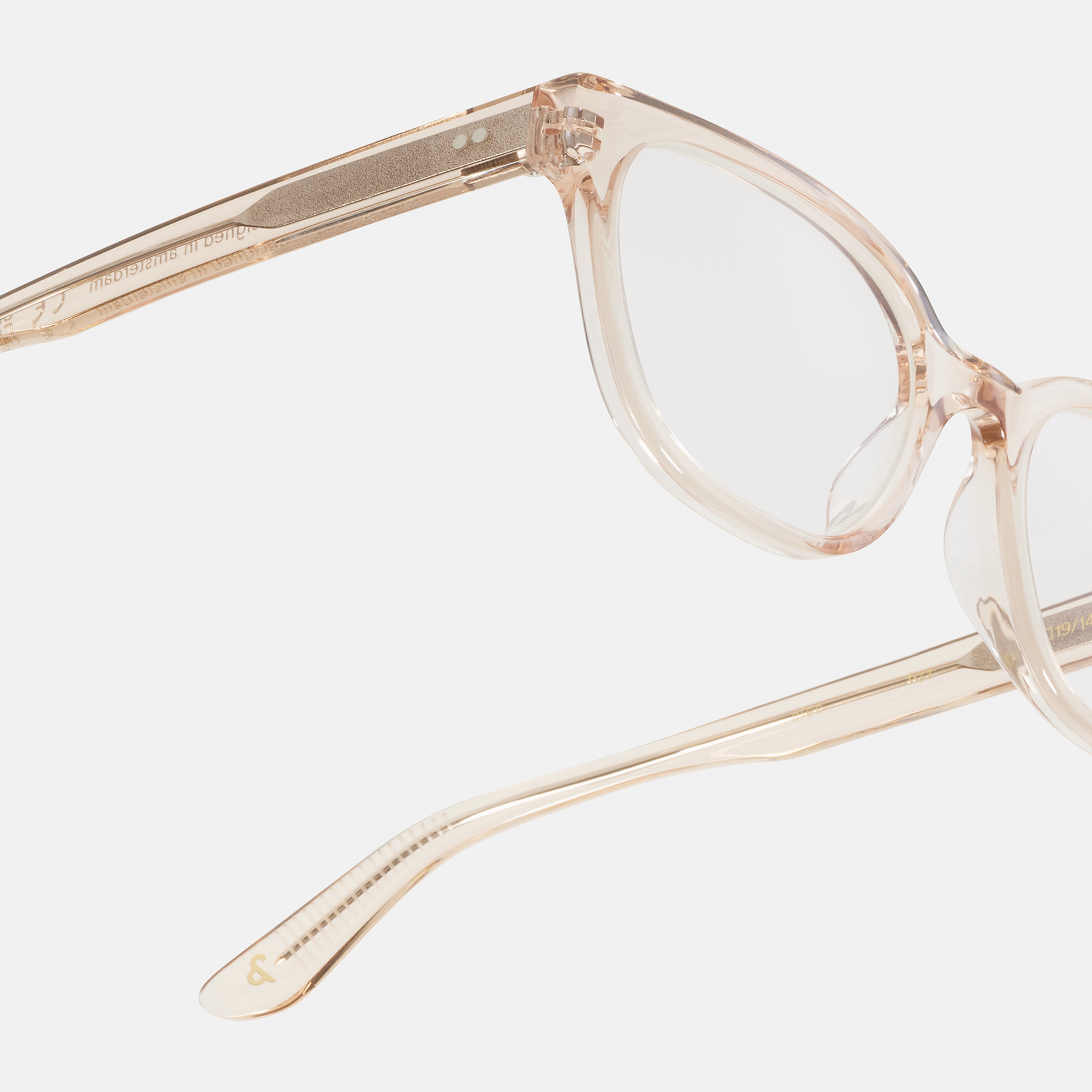 Ace & Tate Glasses | Rectangle Acetate in Clear