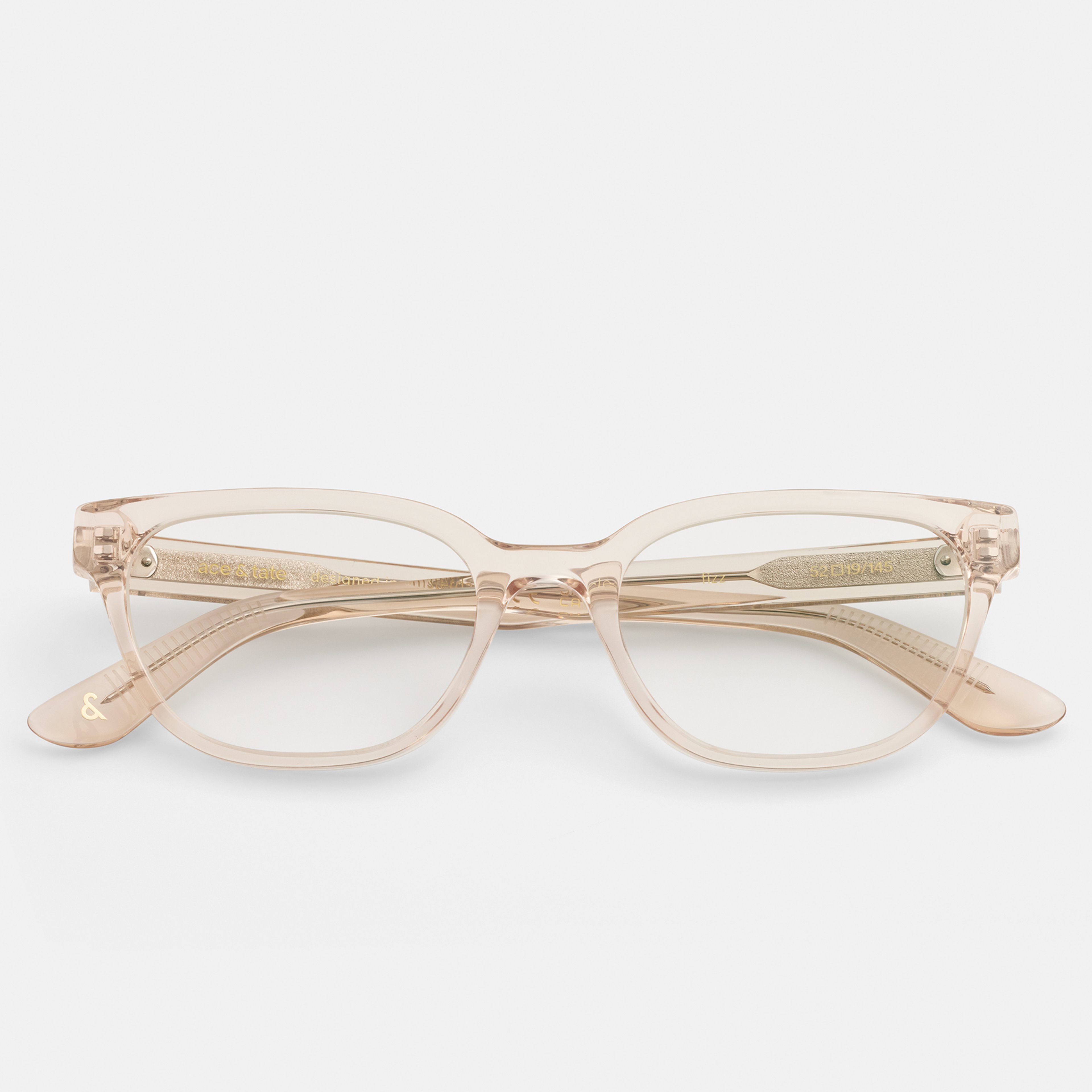 Ace & Tate Glasses | Rectangle Acetate in Clear
