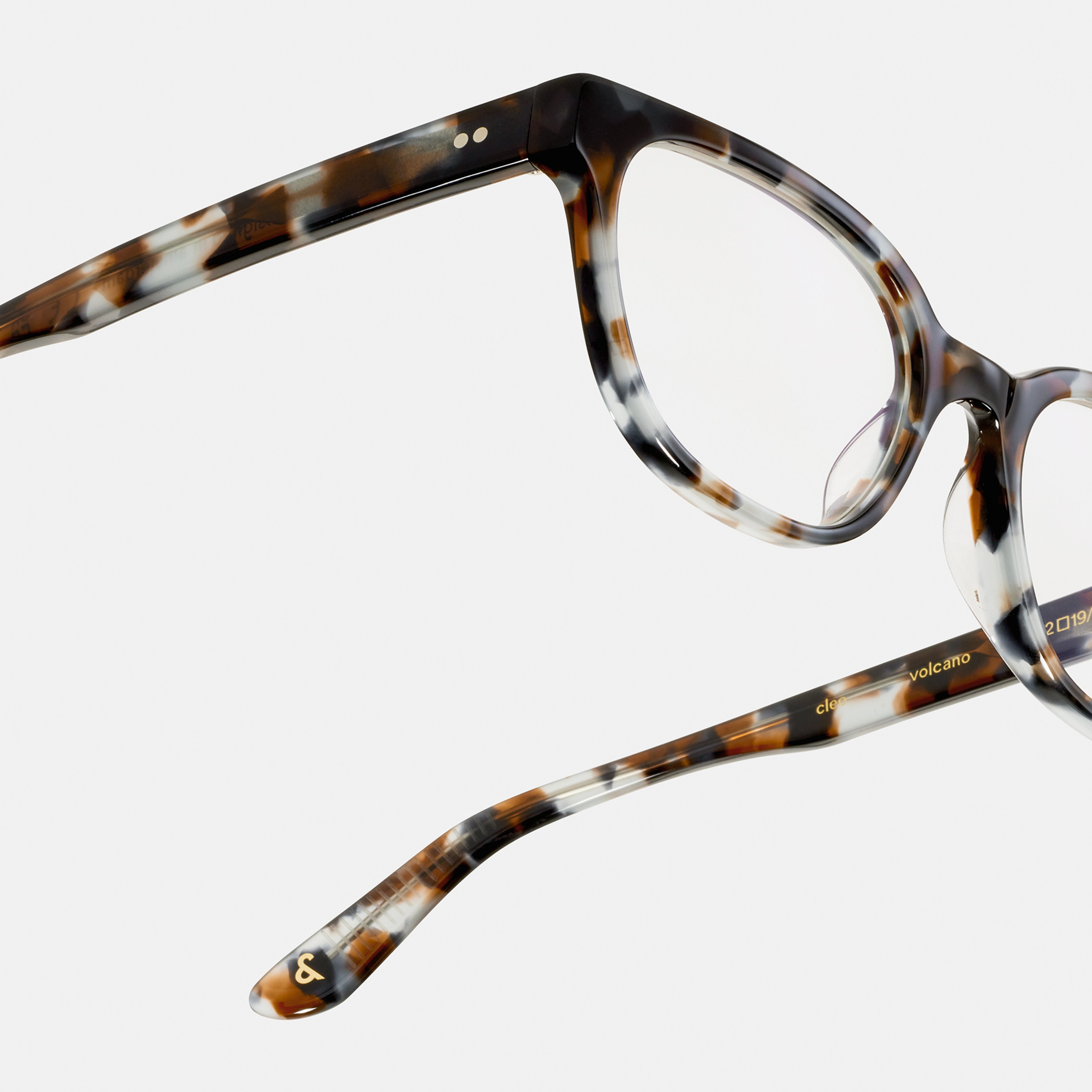 Ace & Tate Glasses | Rectangle Acetate in Blue, Grey, Red