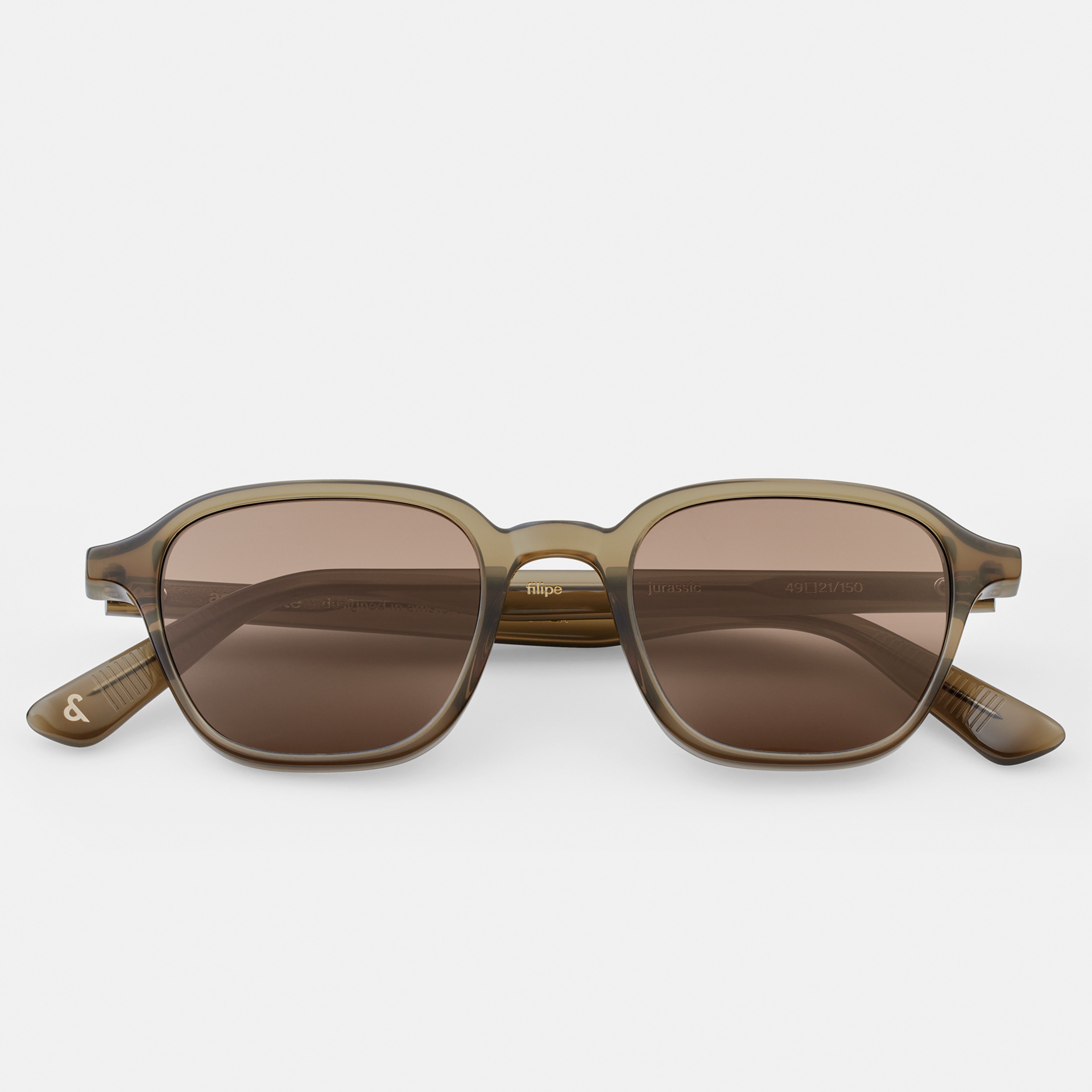 Ace & Tate Sunglasses | Square Acetate in Green