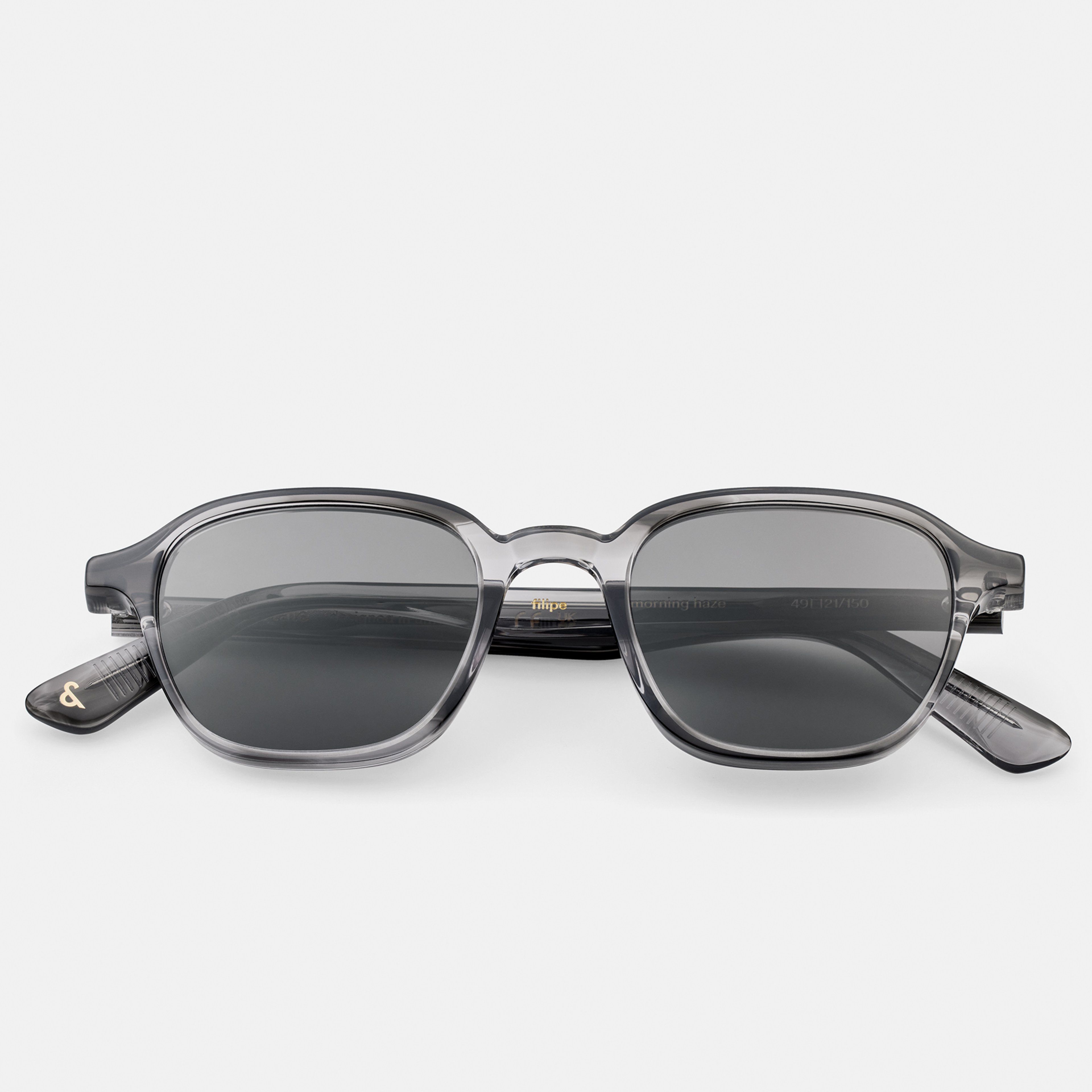 Ace & Tate Sunglasses | Square Acetate in Clear, Grey