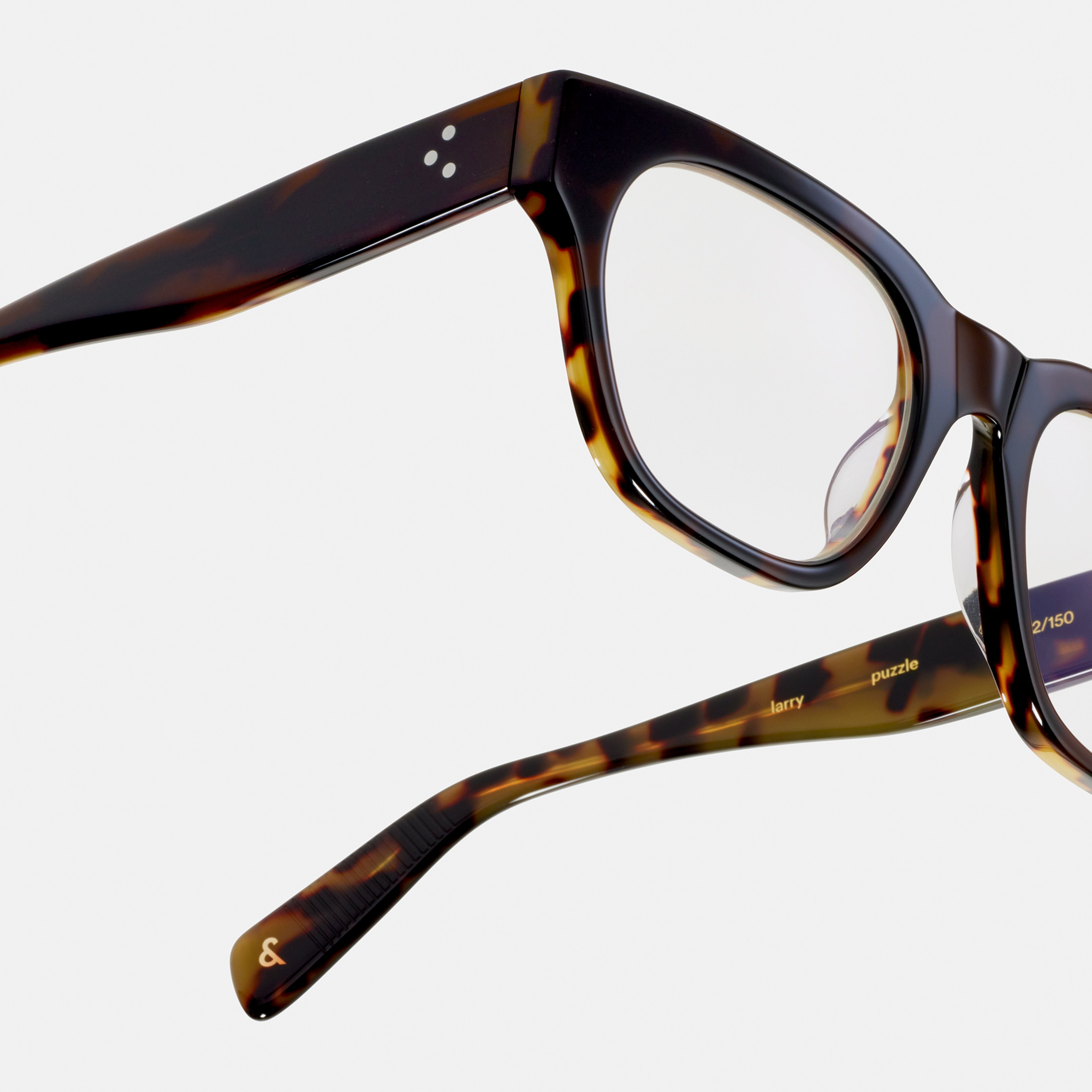 Ace & Tate Optiques | Carrée Acétate in Beige, Noir, Marron, Jaune