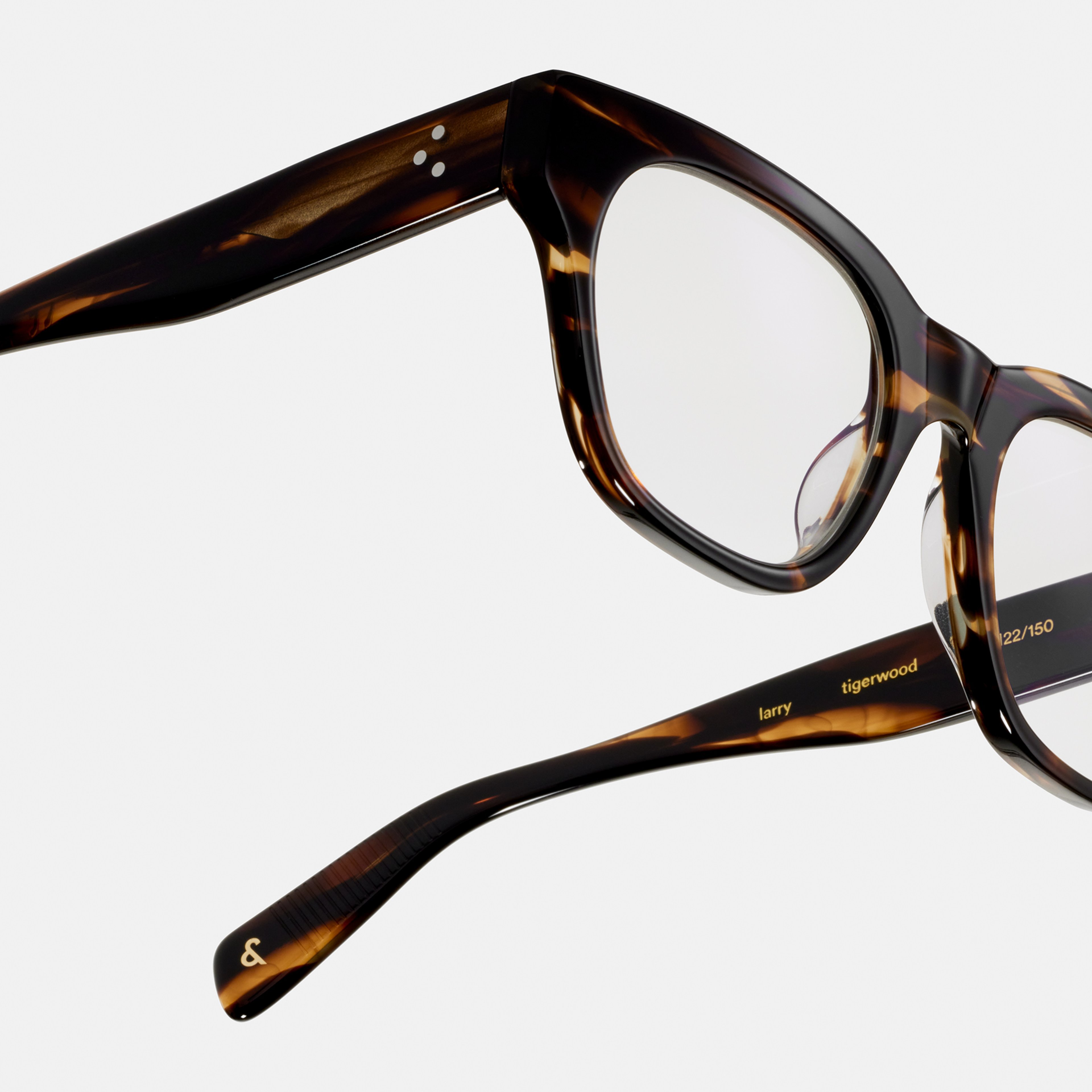 Ace & Tate Optiques | Carrée Acétate in Marron, Orange