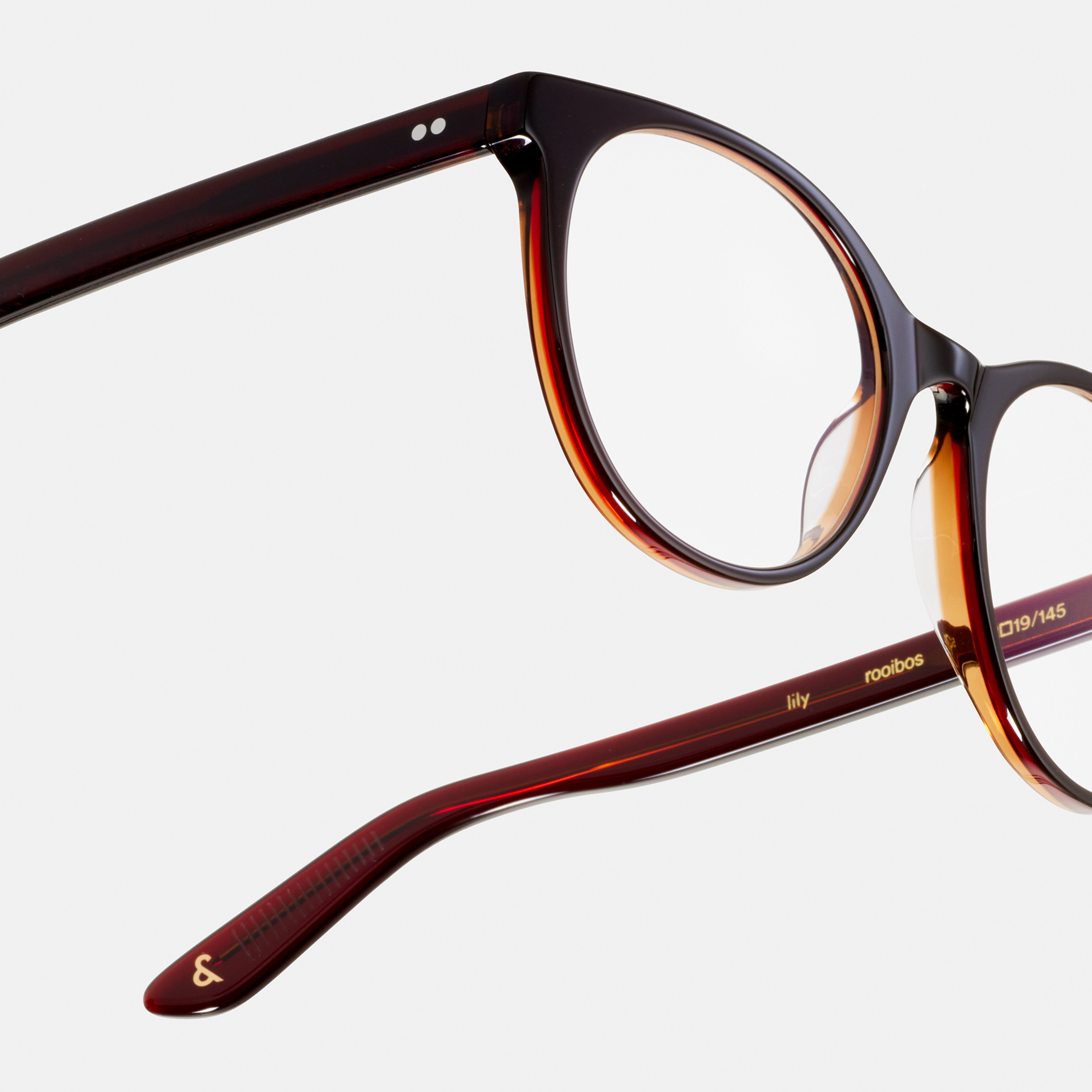 Ace & Tate Optiques | Ronde Acétate in Rouge