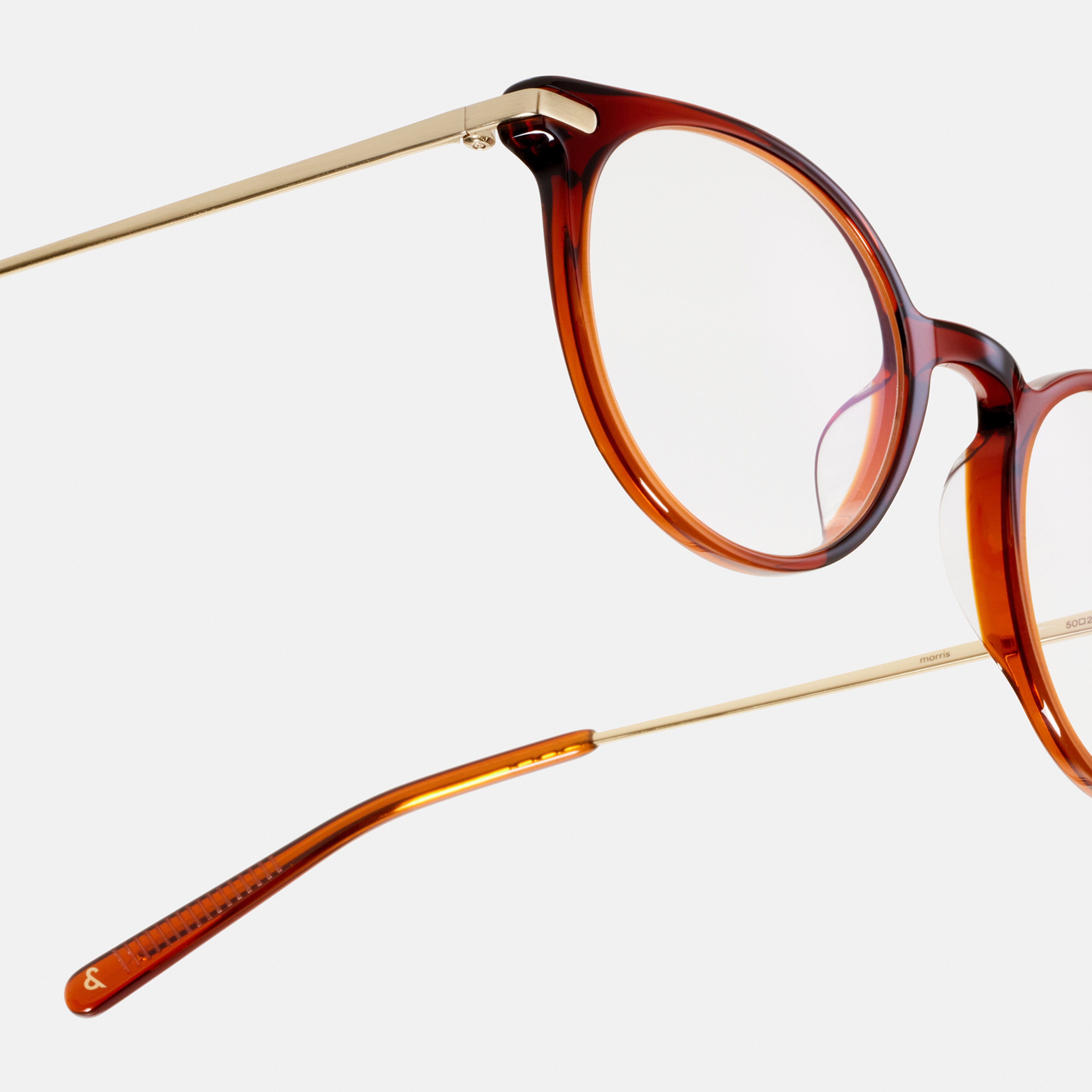 Ace & Tate Optiques | Ronde Acétate in Rouge