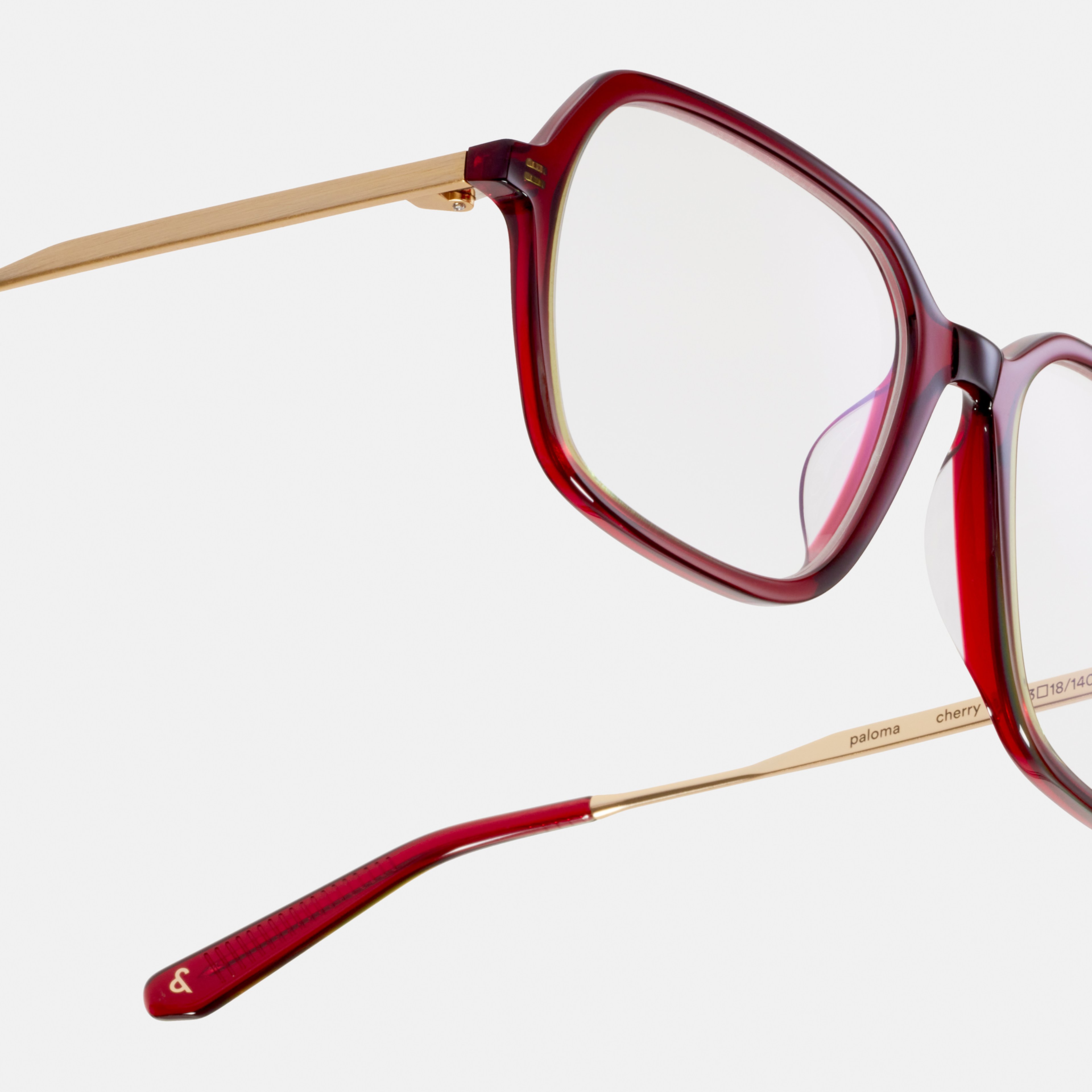 Ace & Tate Optiques | Carrée combinaison in Rouge