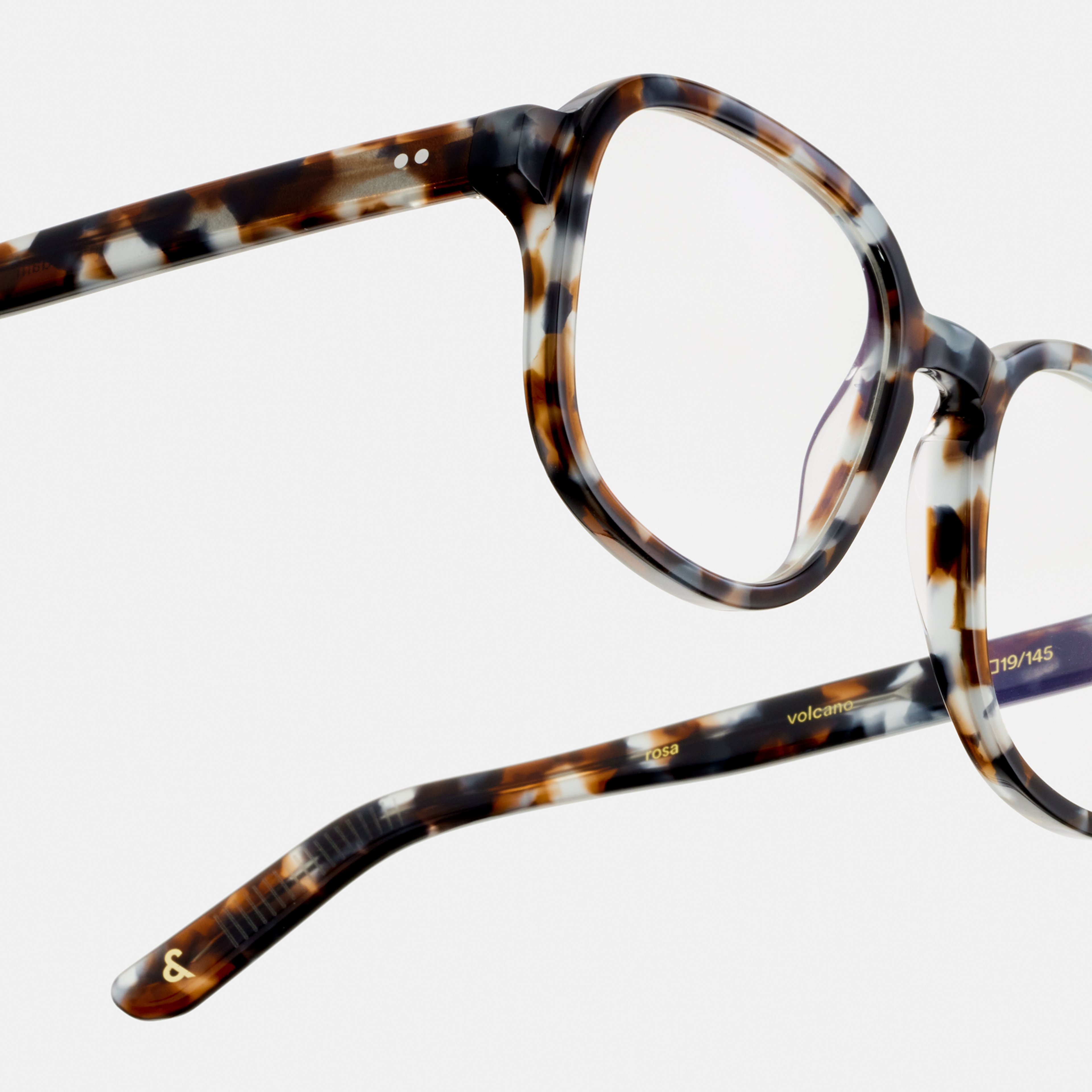 Ace & Tate Optiques | Carrée Acétate in Bleu, Gris, Rouge