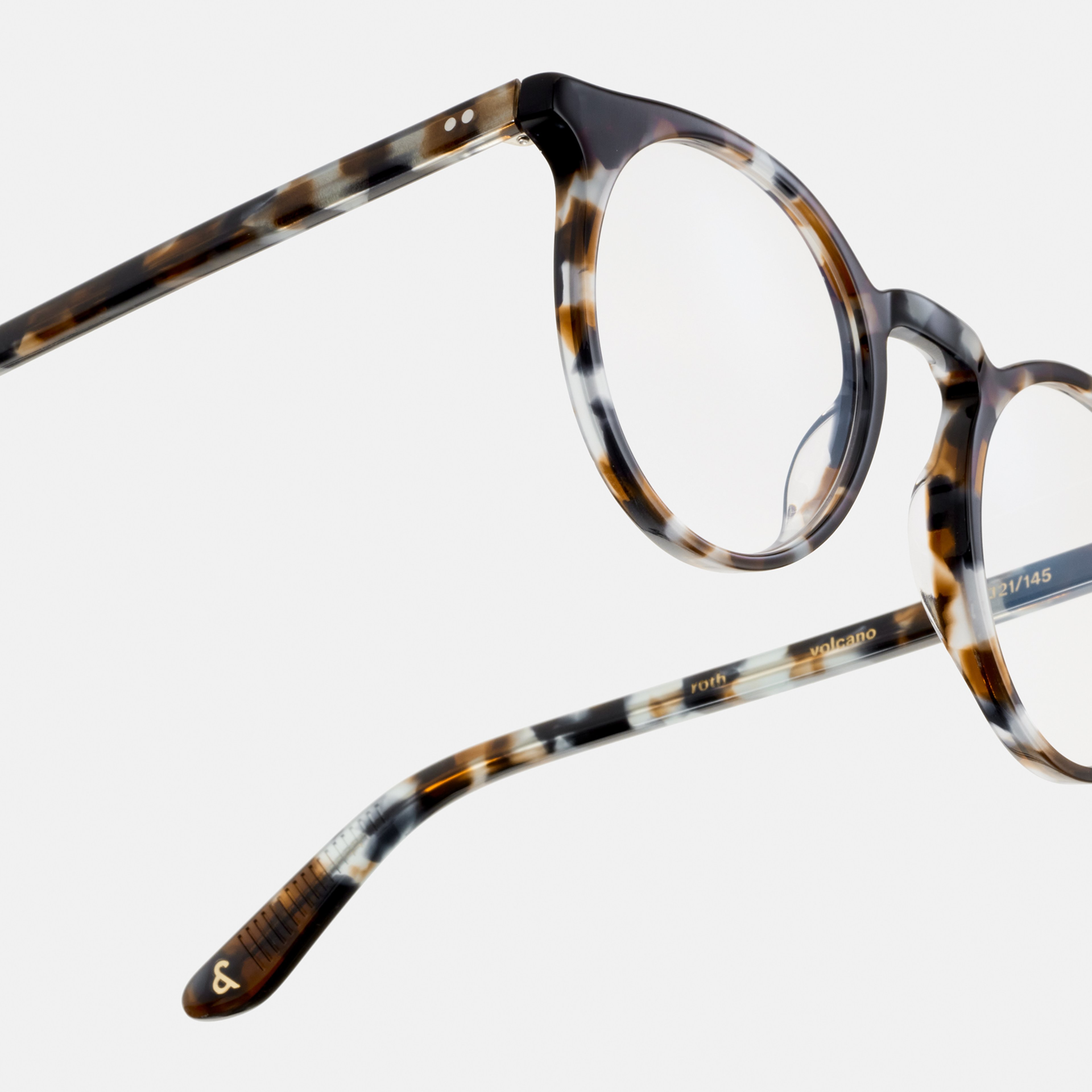 Ace & Tate Optiques | Ronde Acétate in Bleu, Gris, Rouge