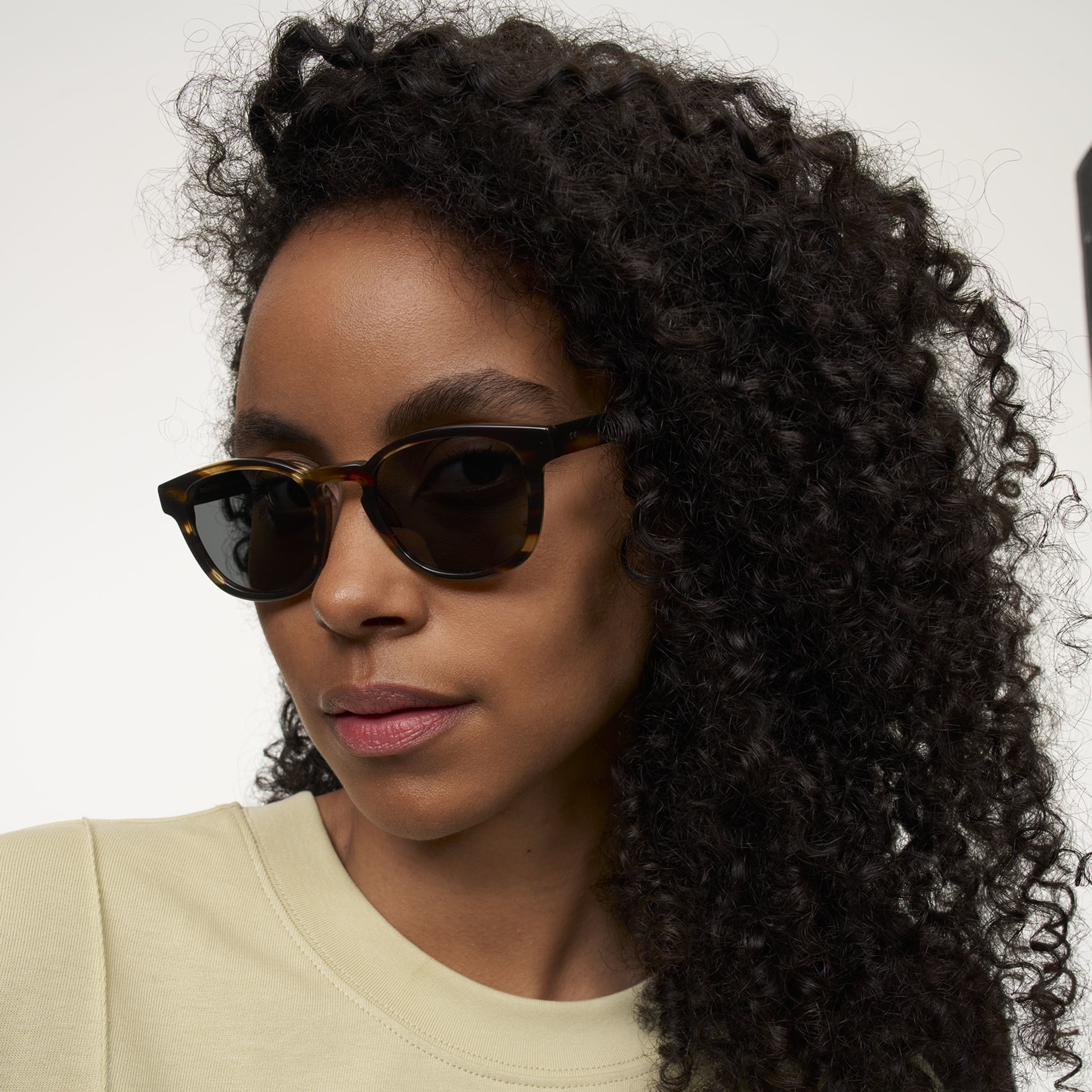 Ace & Tate Sunglasses | Square Acetate in Brown, Orange