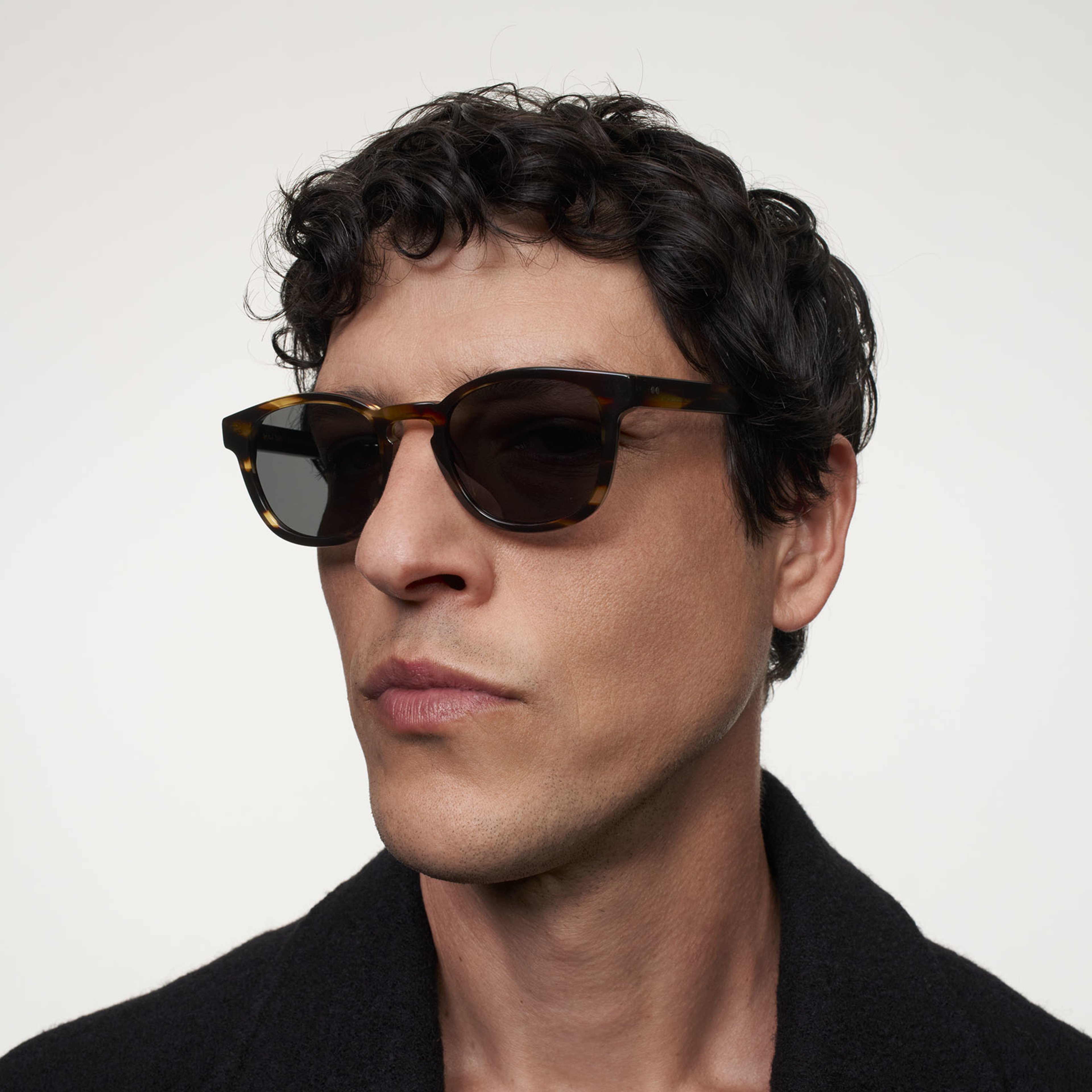 Ace & Tate Sunglasses | Square Acetate in Brown, Orange