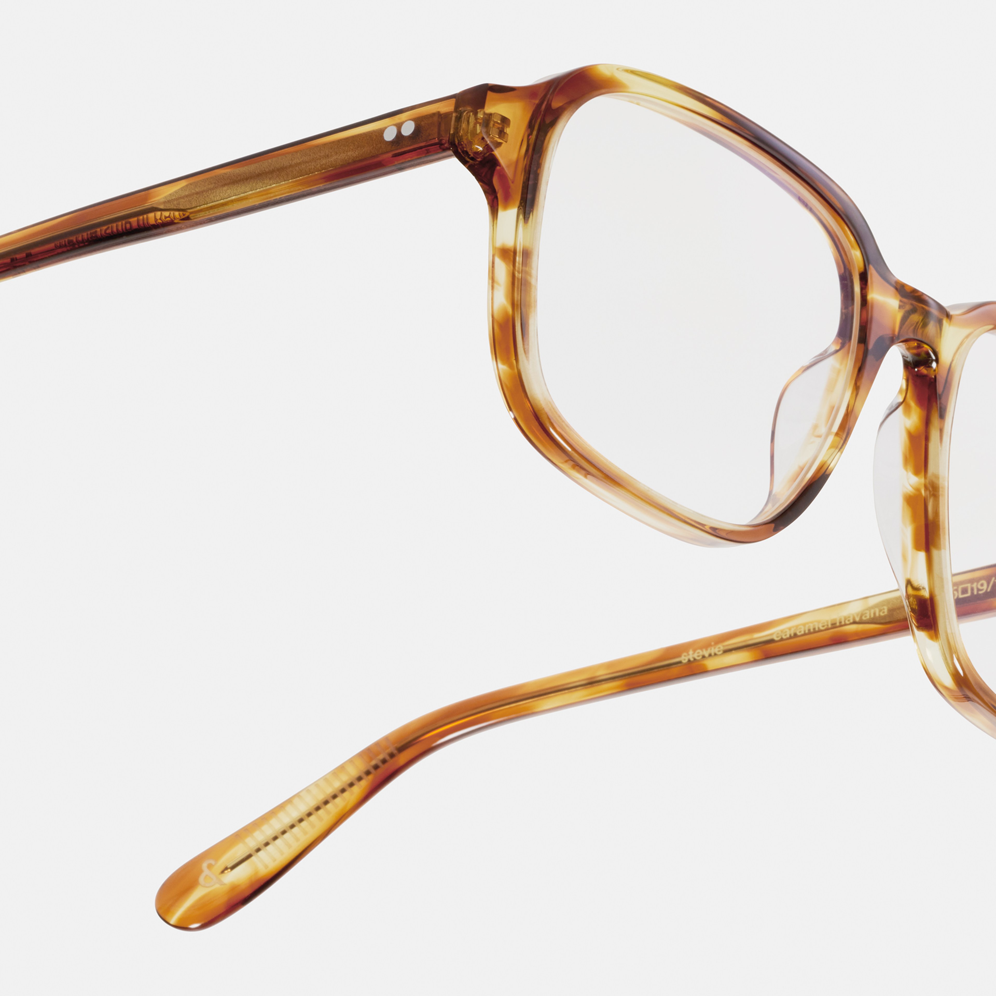 Ace & Tate Optiques | Carrée Acétate in Marron, Orange
