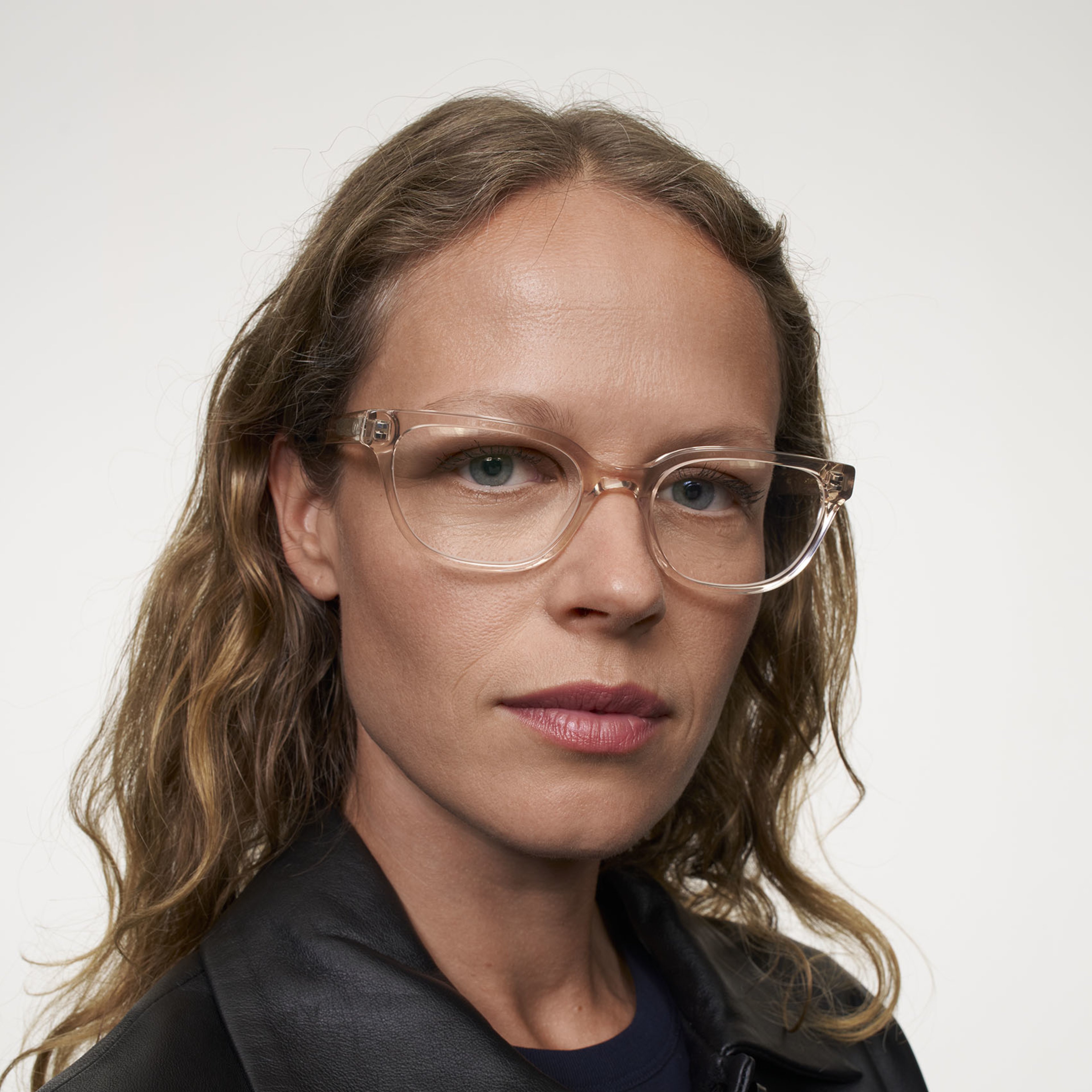 Ace & Tate Glasses | Rectangle Acetate in Clear