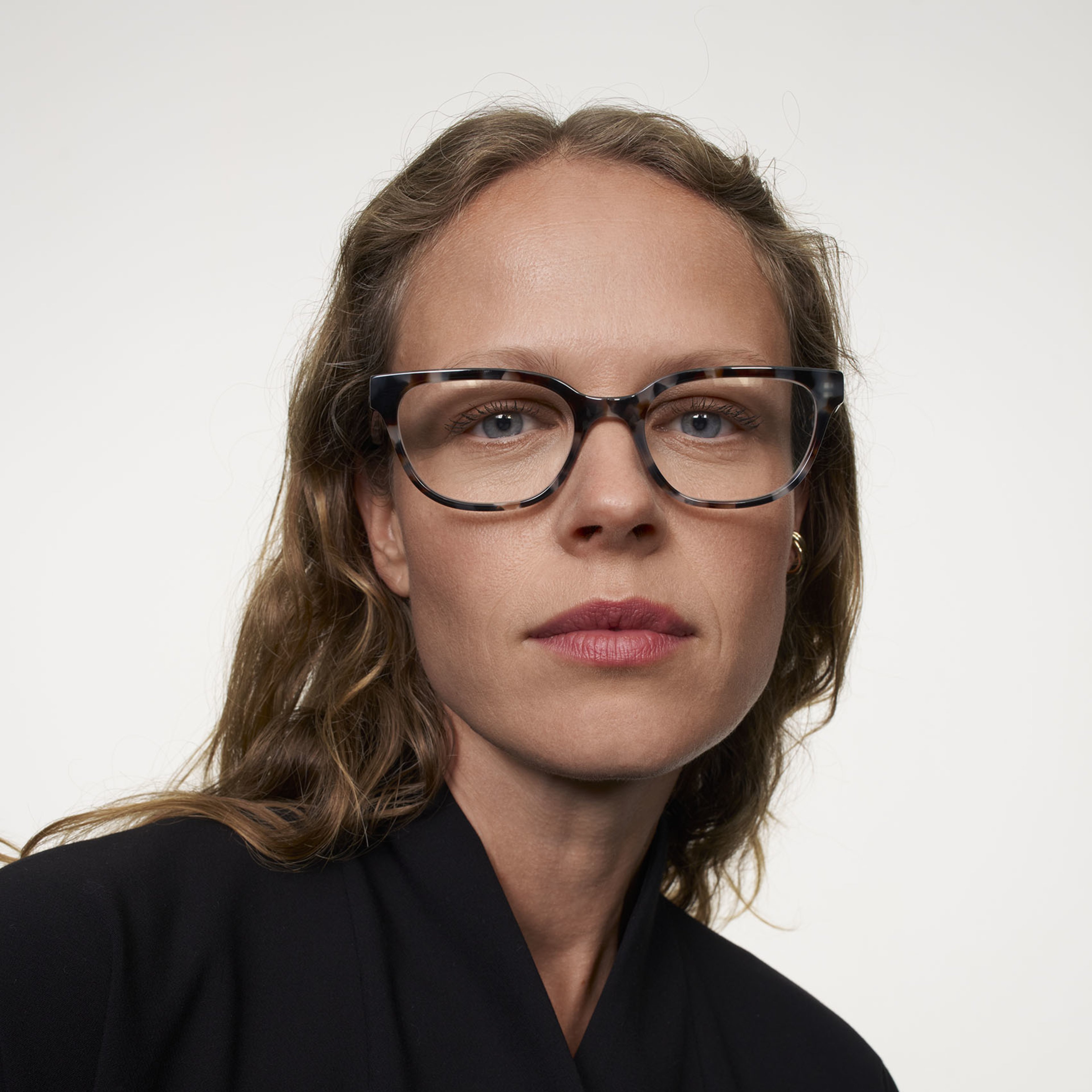 Ace & Tate Glasses | Rectangle Acetate in Blue, Grey, Red