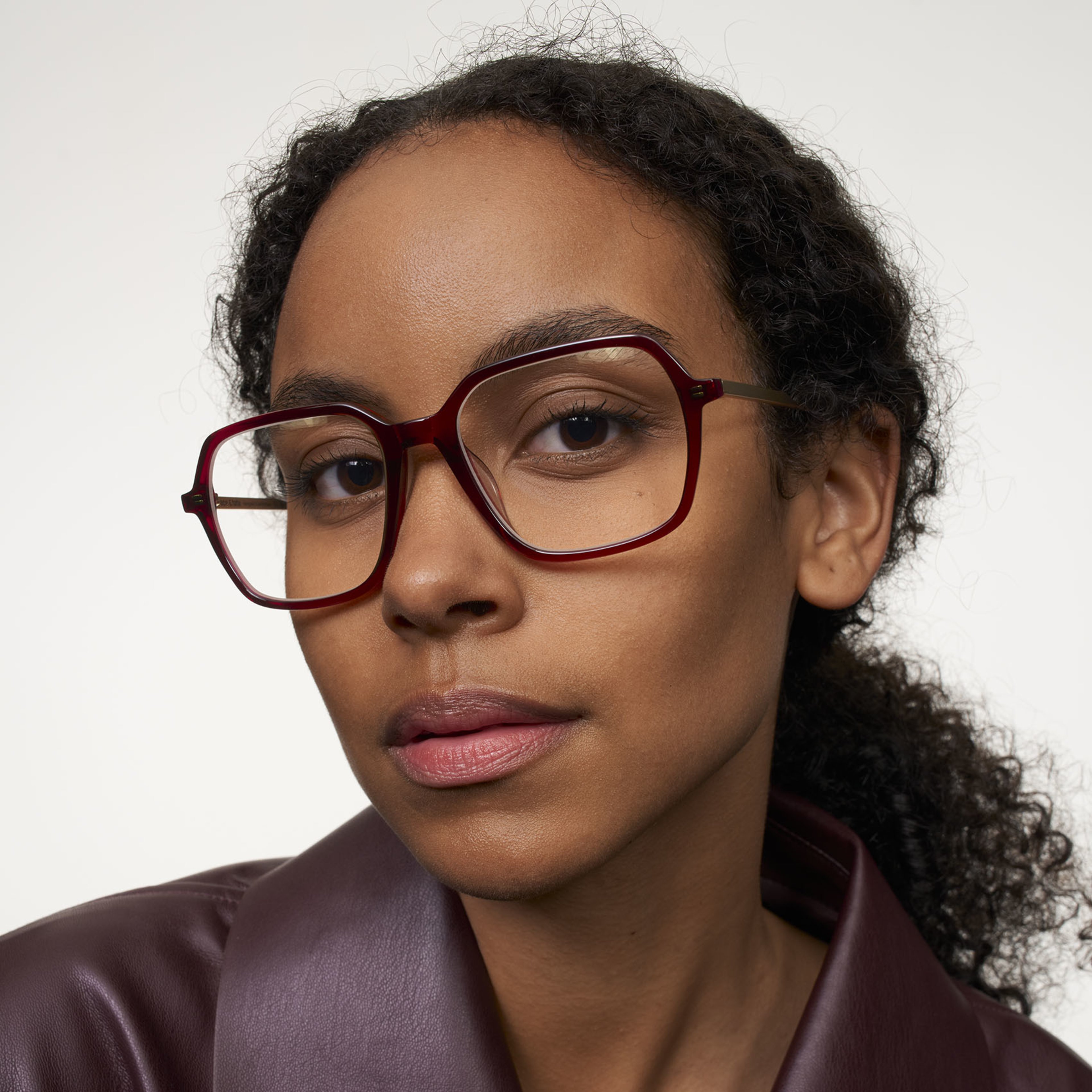 Ace & Tate Optiques | Carrée combinaison in Rouge