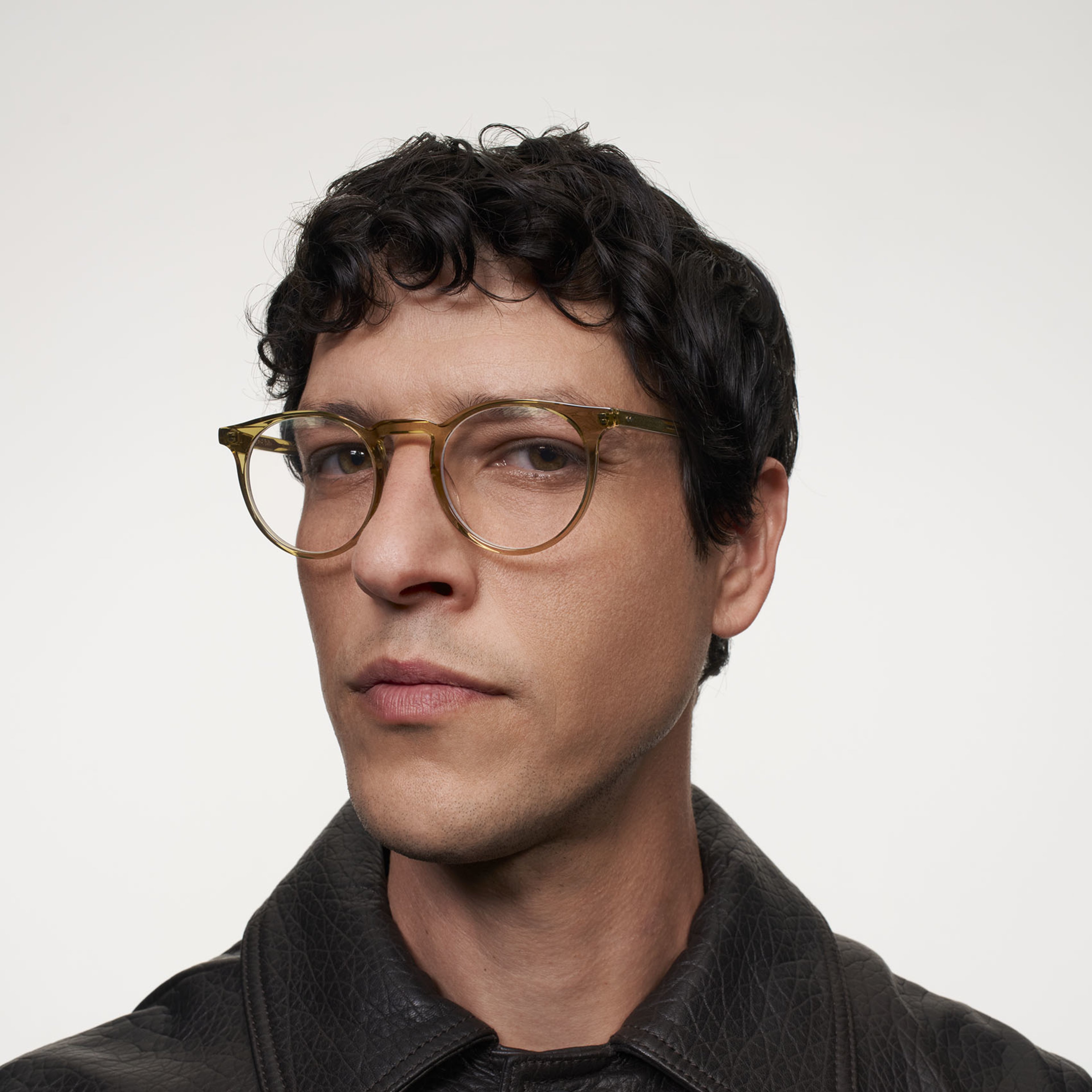 Ace & Tate Brillen | Rund Acetat in Gelb