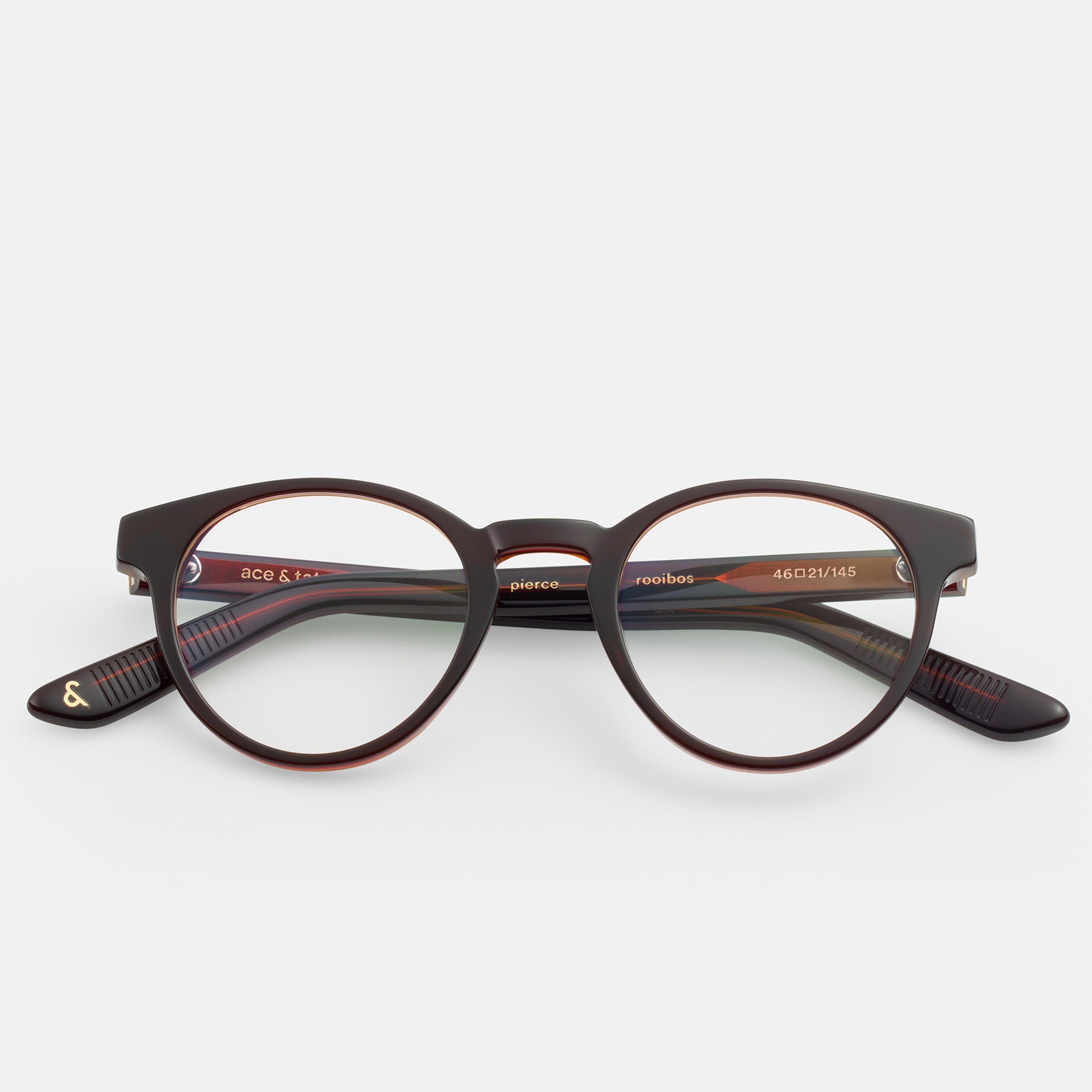 Ace & Tate Optiques | Ronde Acétate in Rouge