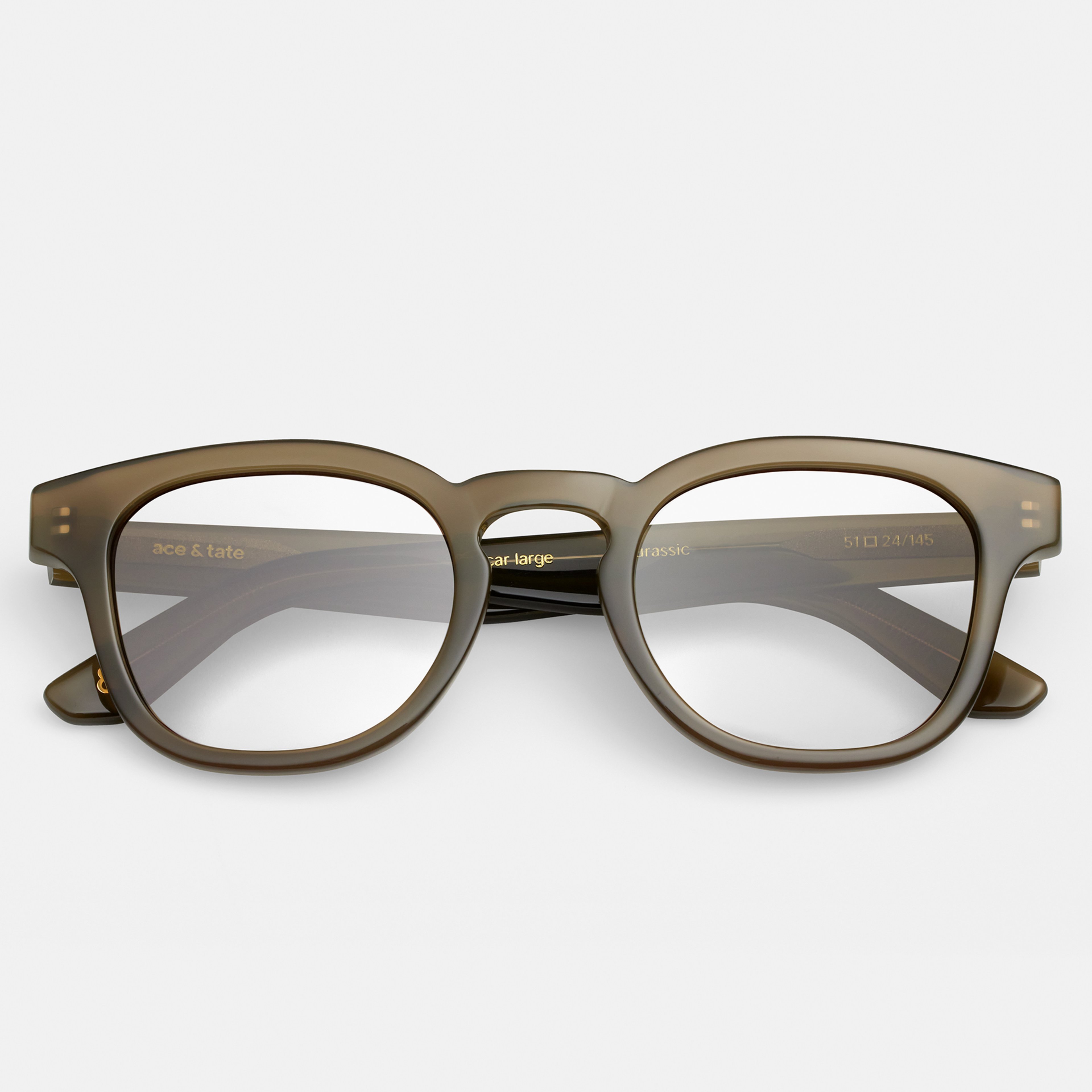 Ace & Tate Brillen | Rund Renew bio acetate in Grün