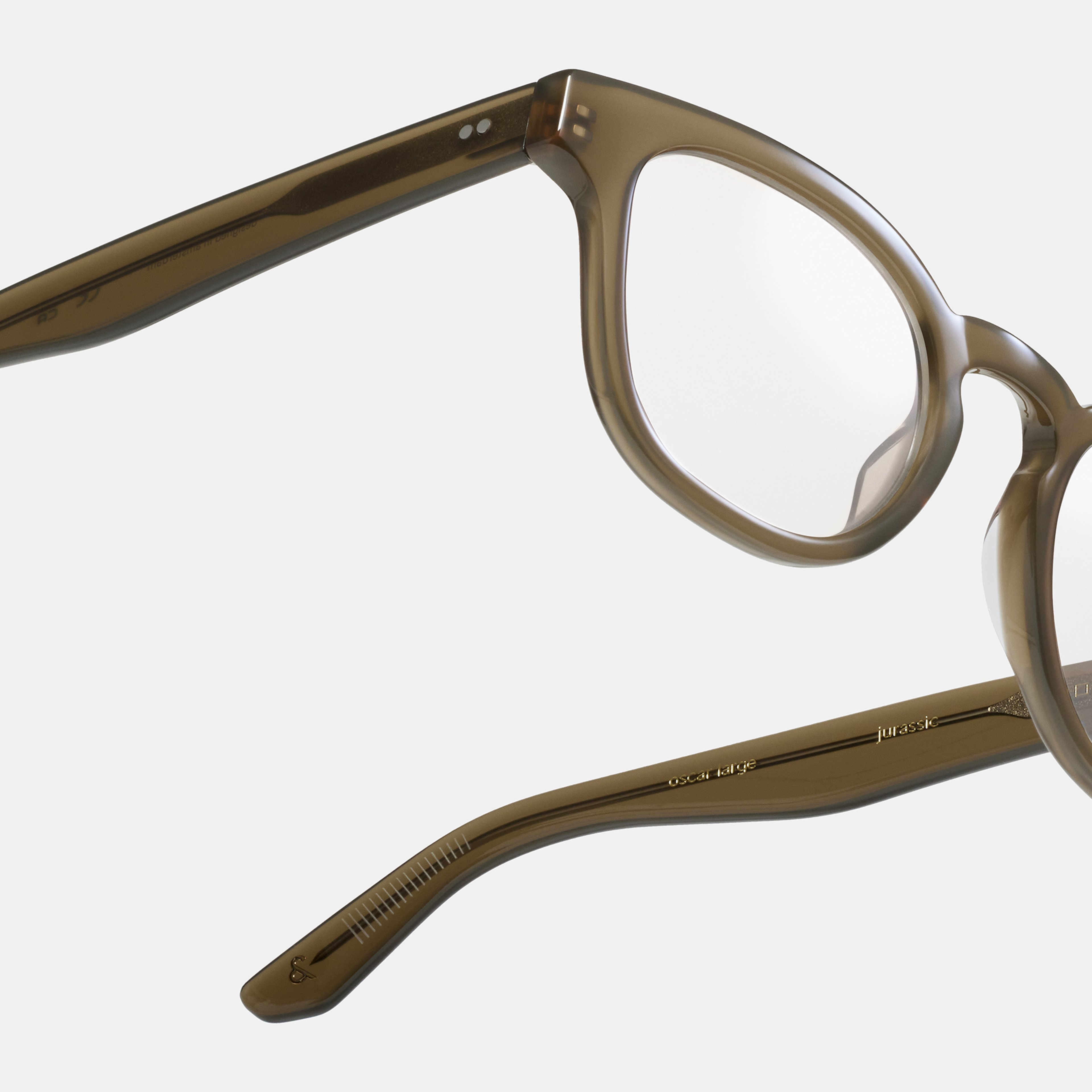 Ace & Tate Brillen | Rund Renew bio acetate in Grün