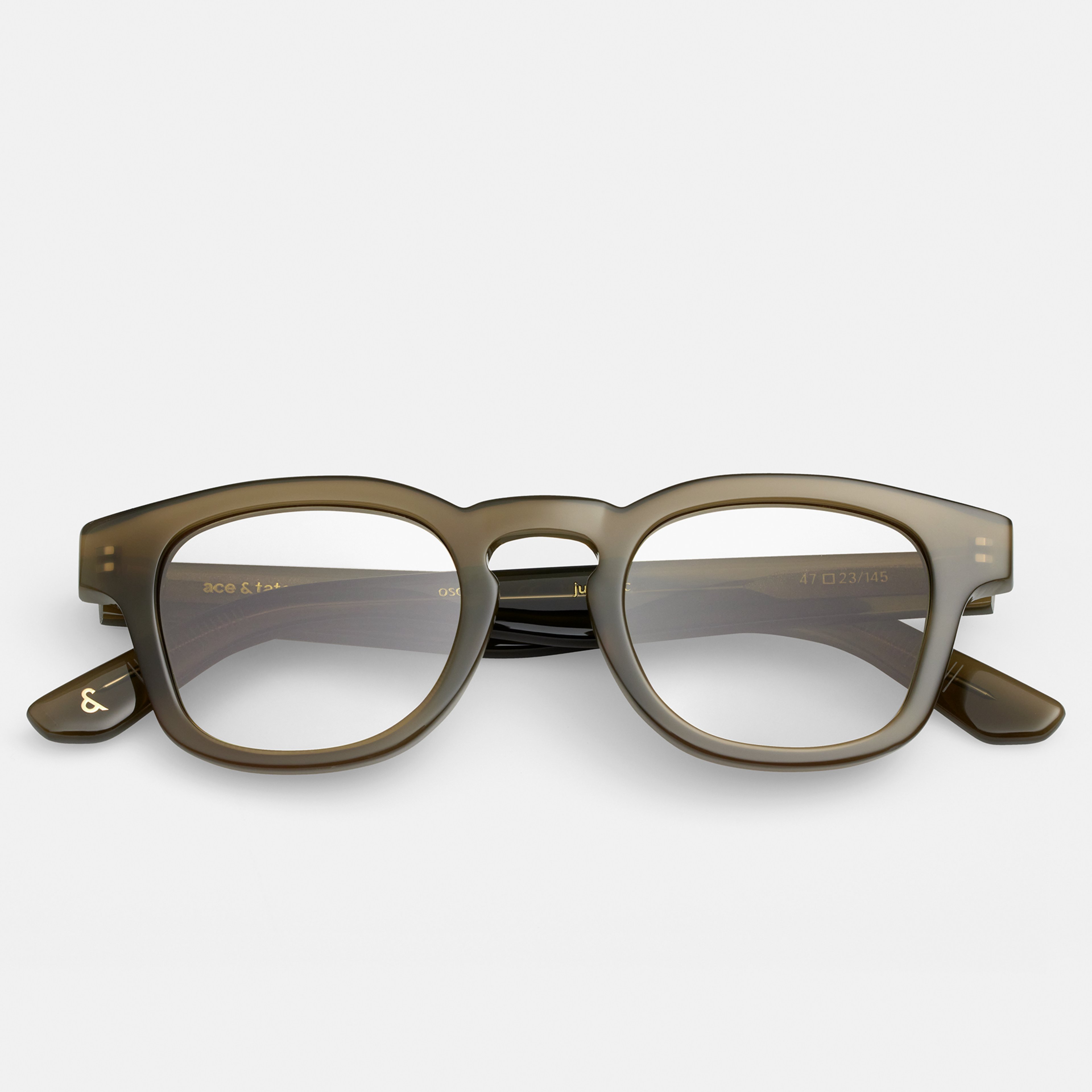 Ace & Tate Optiques | Ronde Renew bio-acétate in Vert