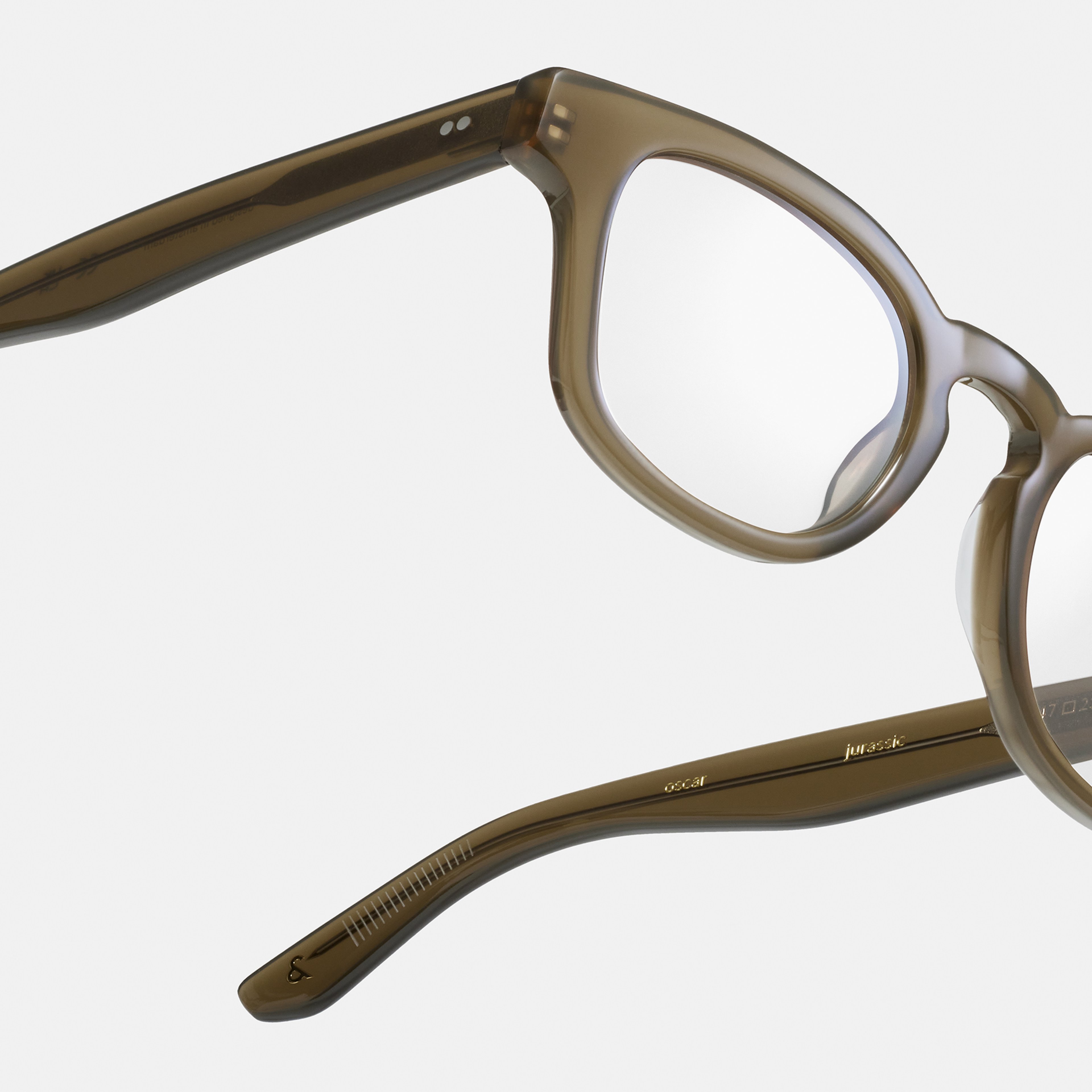 Ace & Tate Optiques | Ronde Renew bio-acétate in Vert