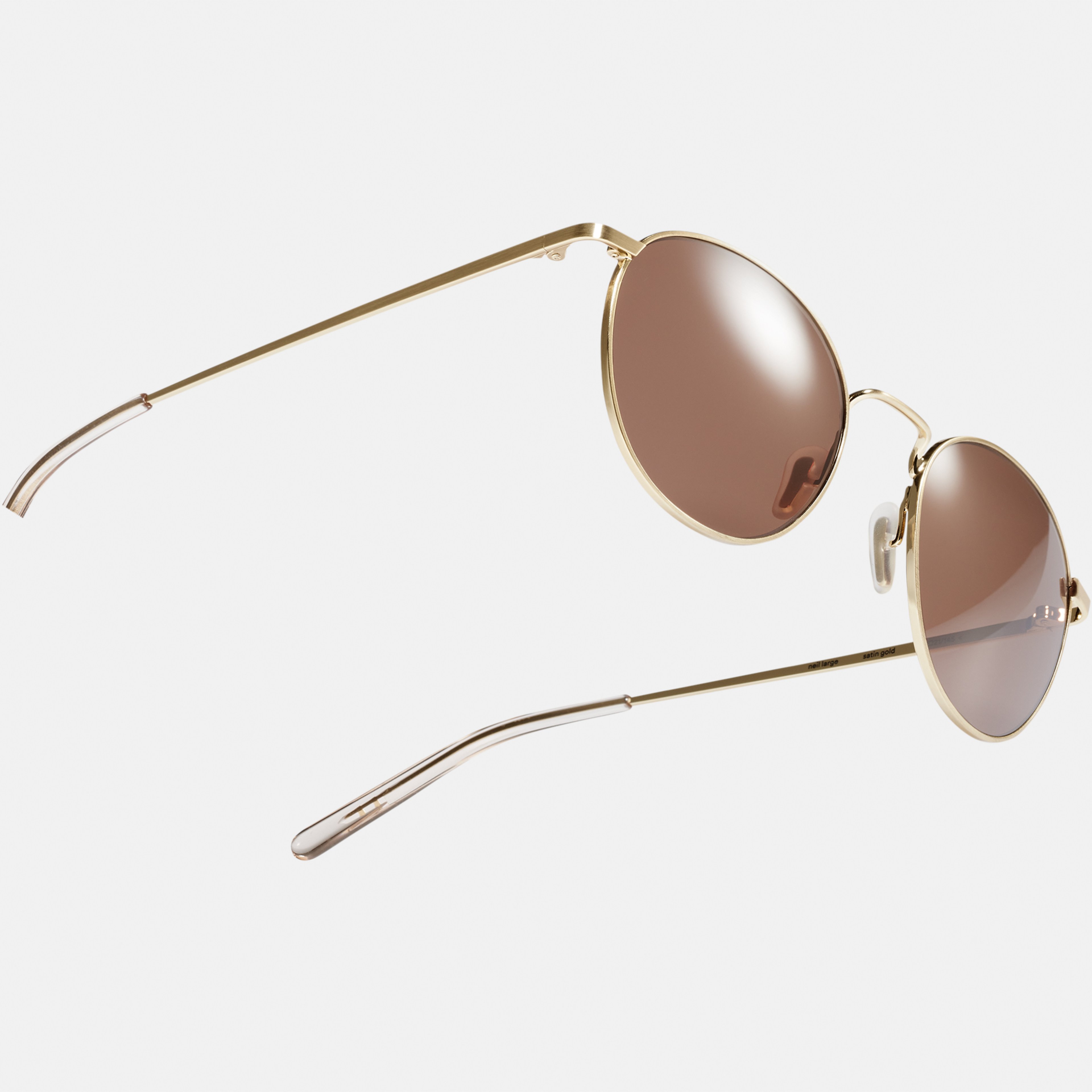 Ace & Tate Sunglasses | Round Metal in Gold