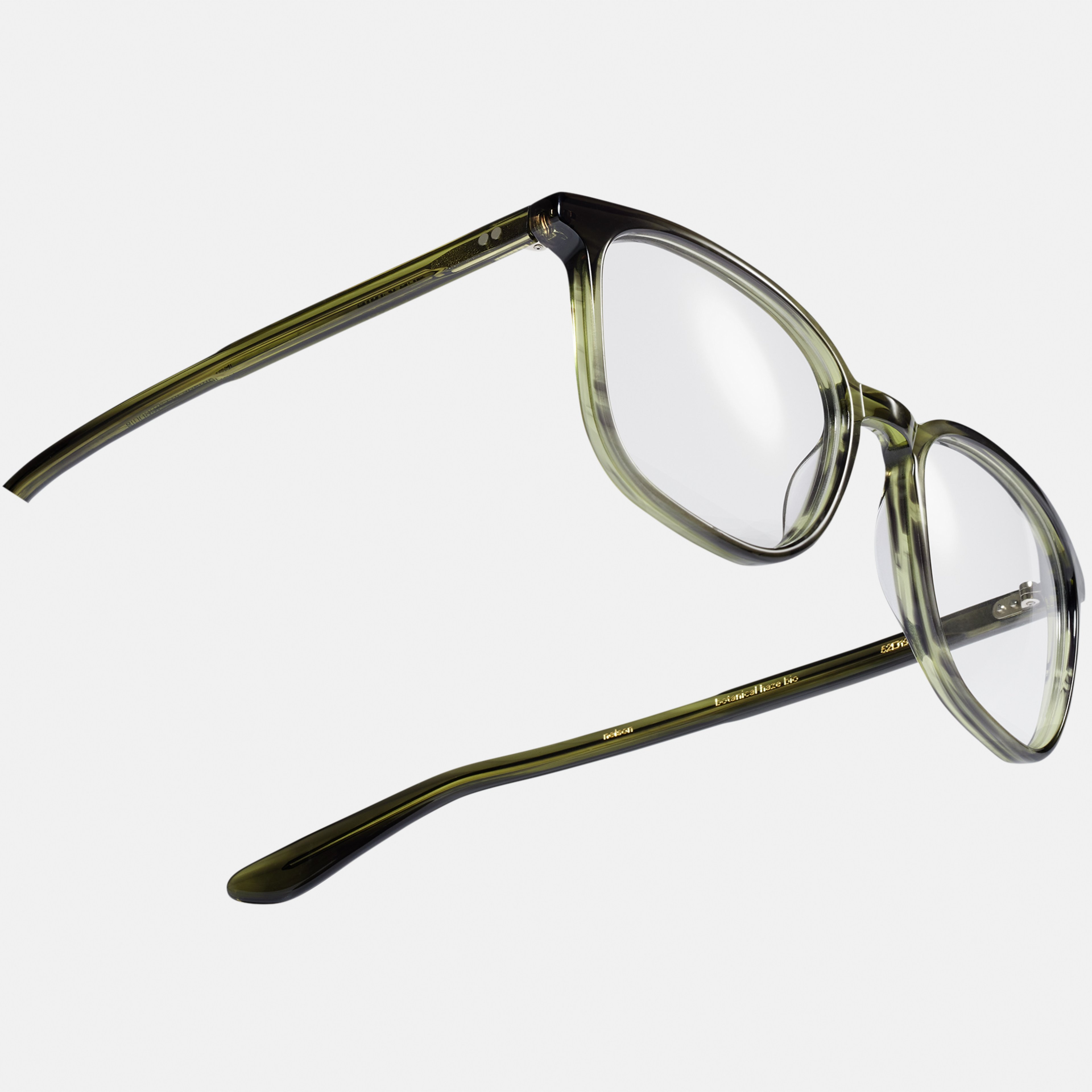 Ace & Tate Glasses | Rectangle Acetate in Green