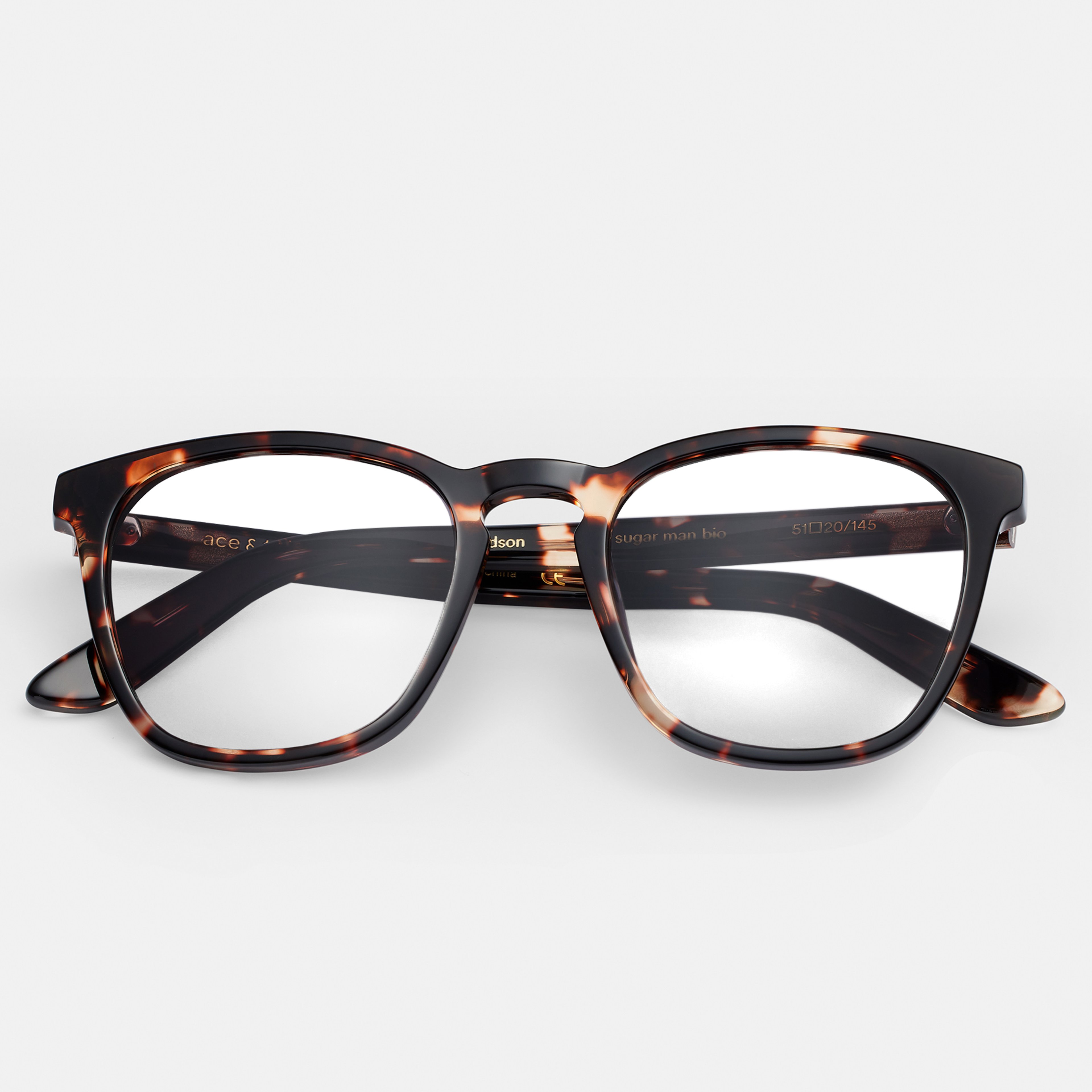 Ace & Tate Glasses | Square Acetate in 