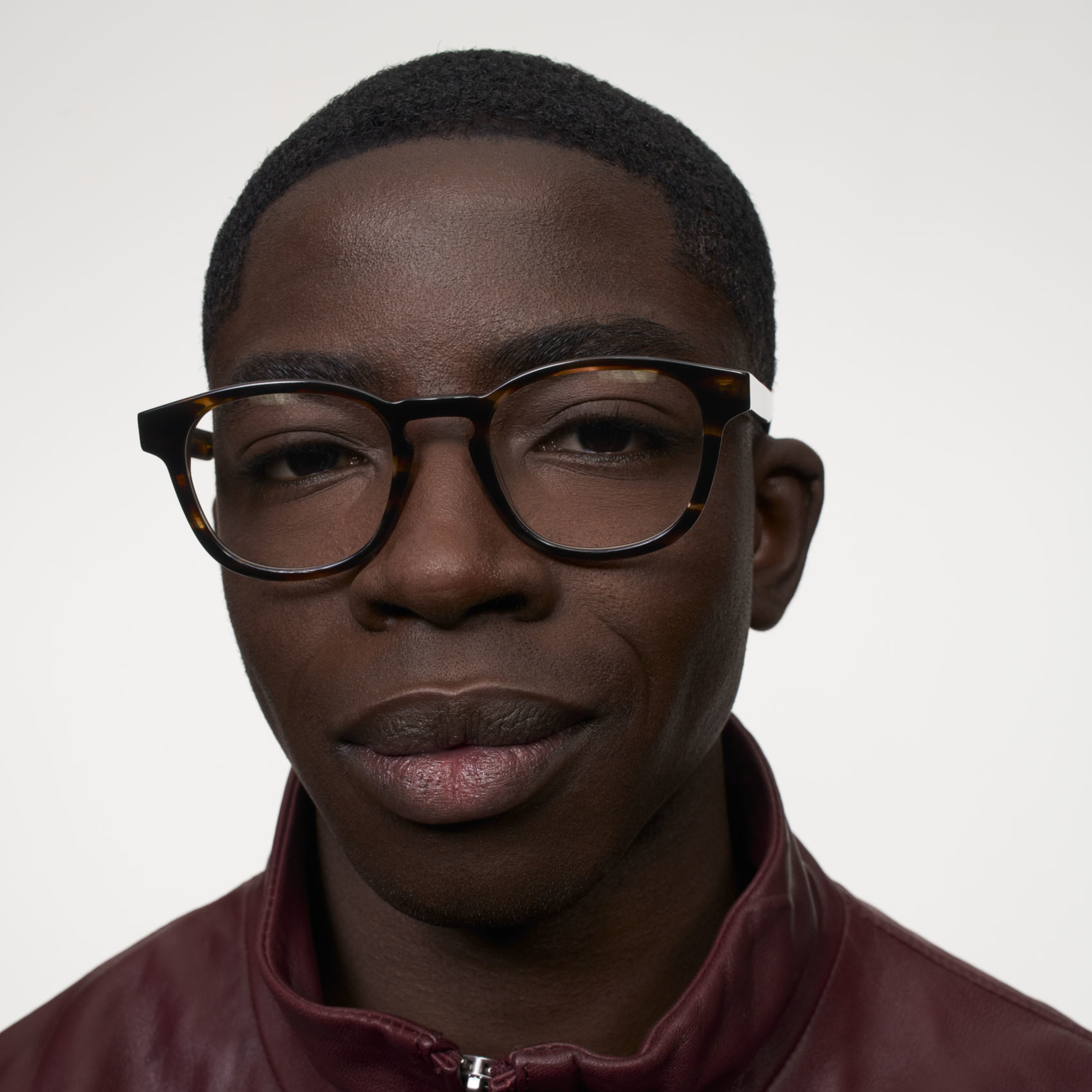 Ace & Tate Brillen | Vierkant Acetaat in Bruin, Oranje