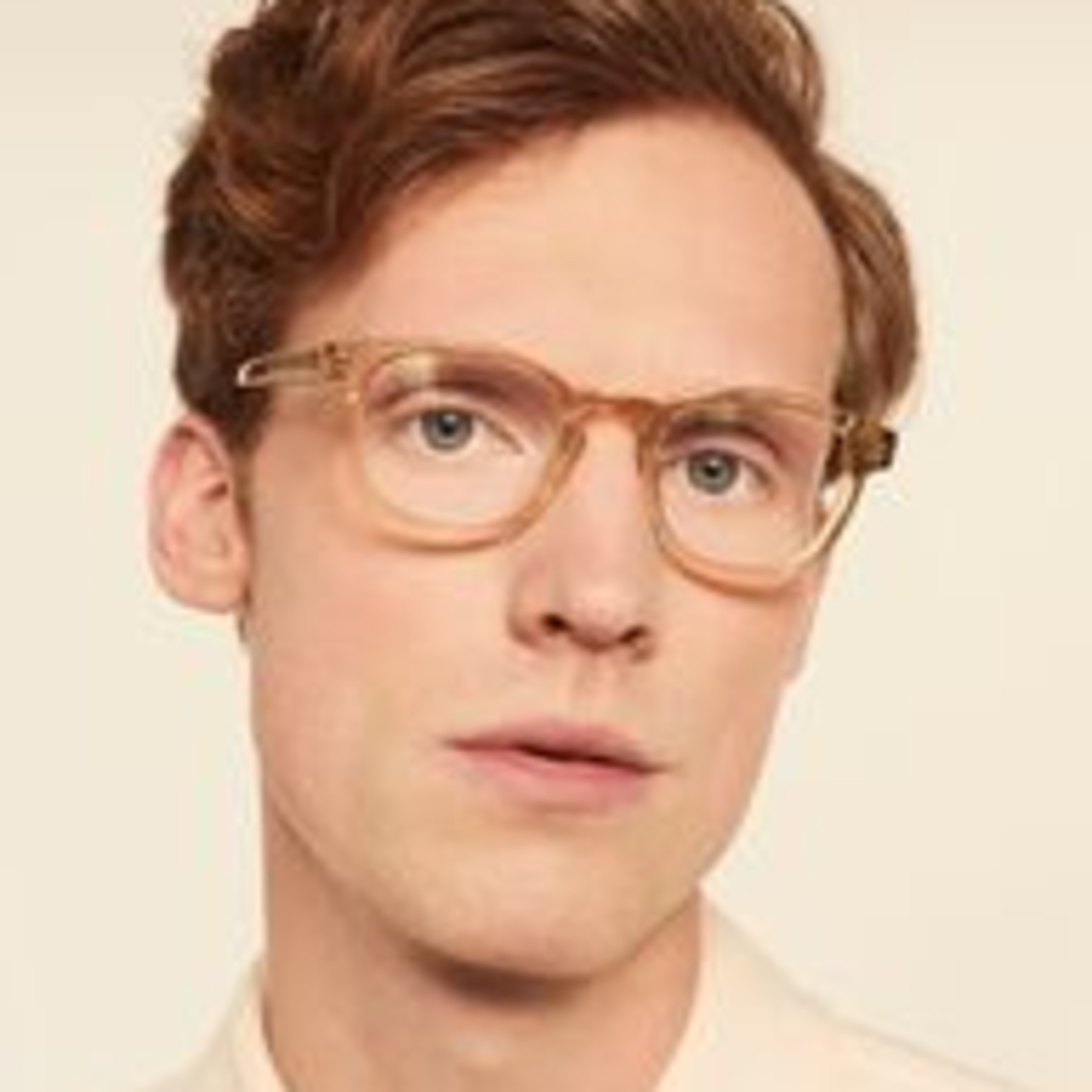 Ace & Tate Brillen | Quadratisch Acetat in Gelb