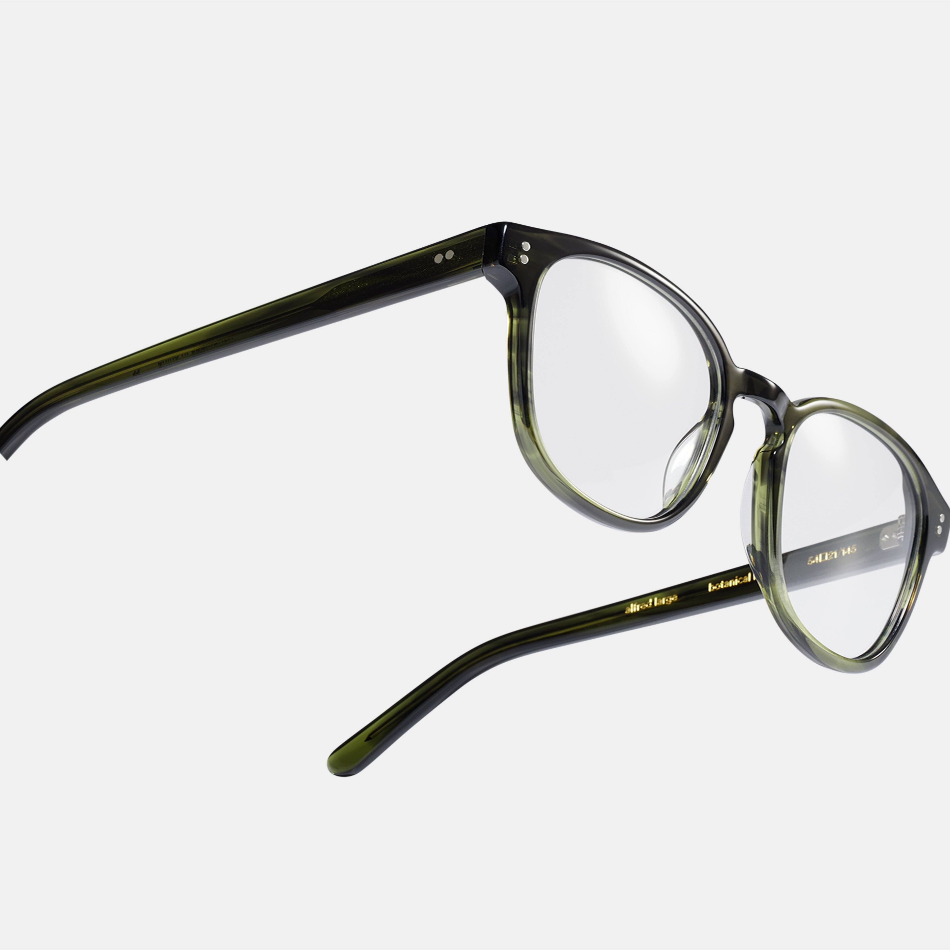 Ace & Tate Glasses | Square Acetate in Green