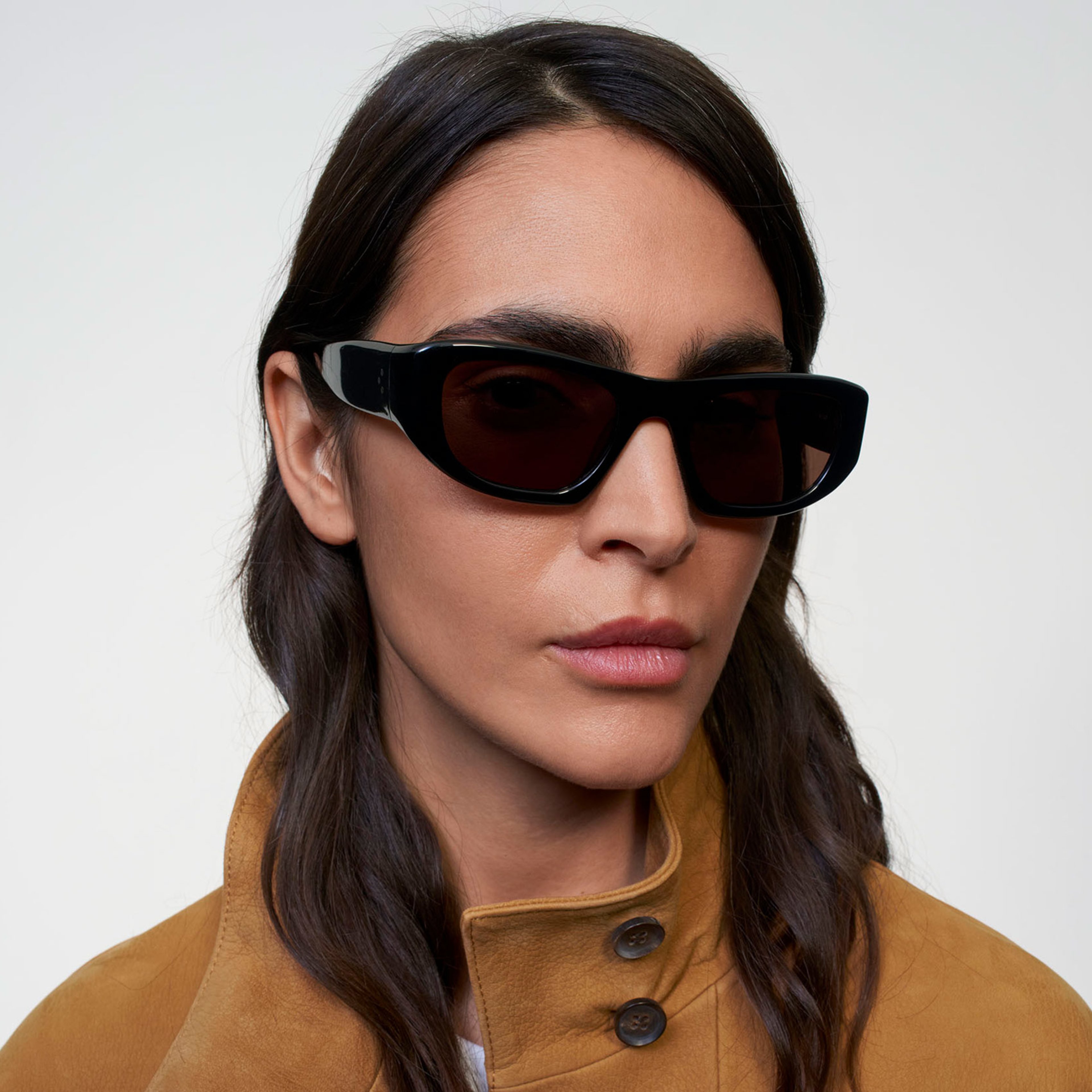 Ace & Tate Sunglasses | Square Acetate in Black