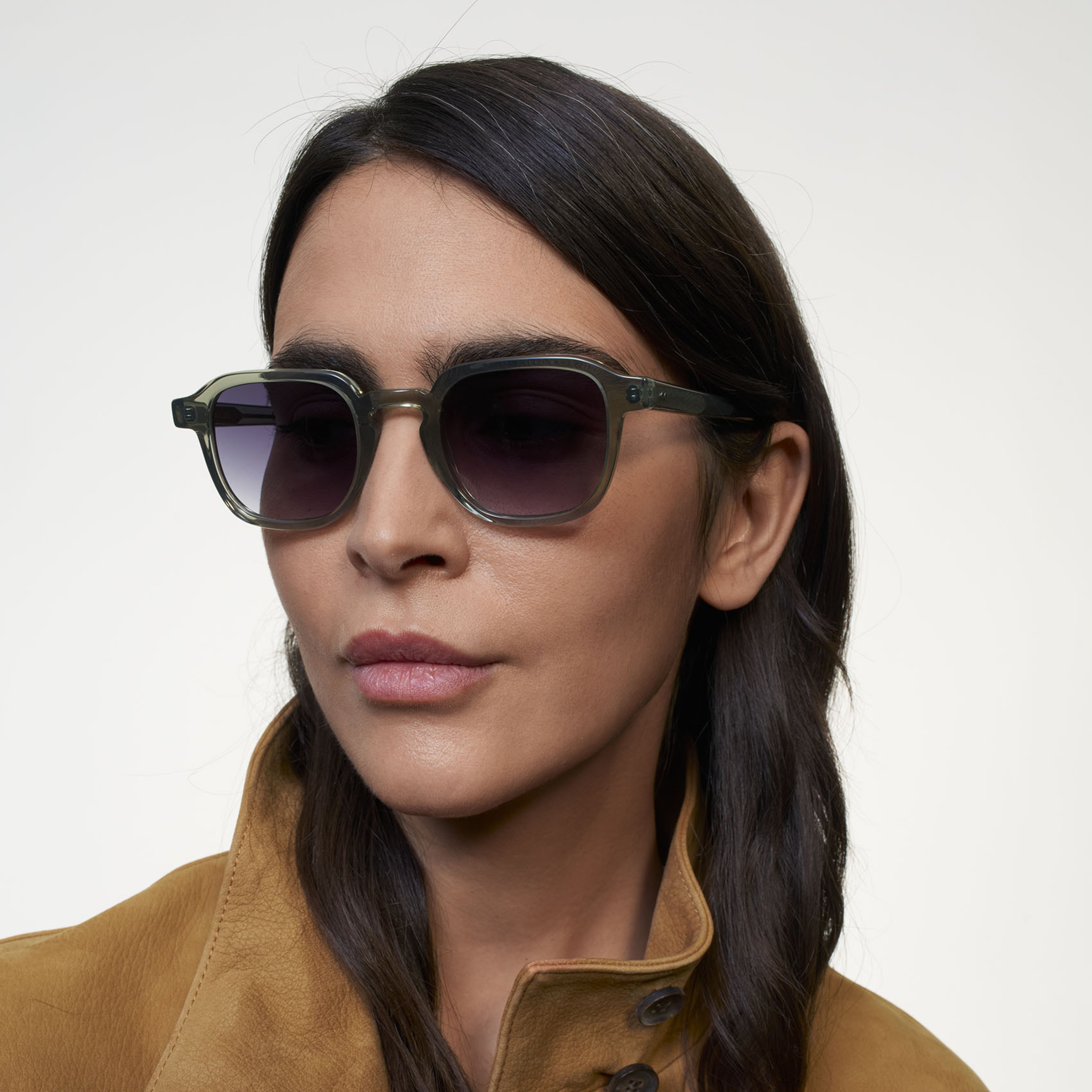 Ace & Tate Sonnenbrillen |  Acetat in Blau, Transparent